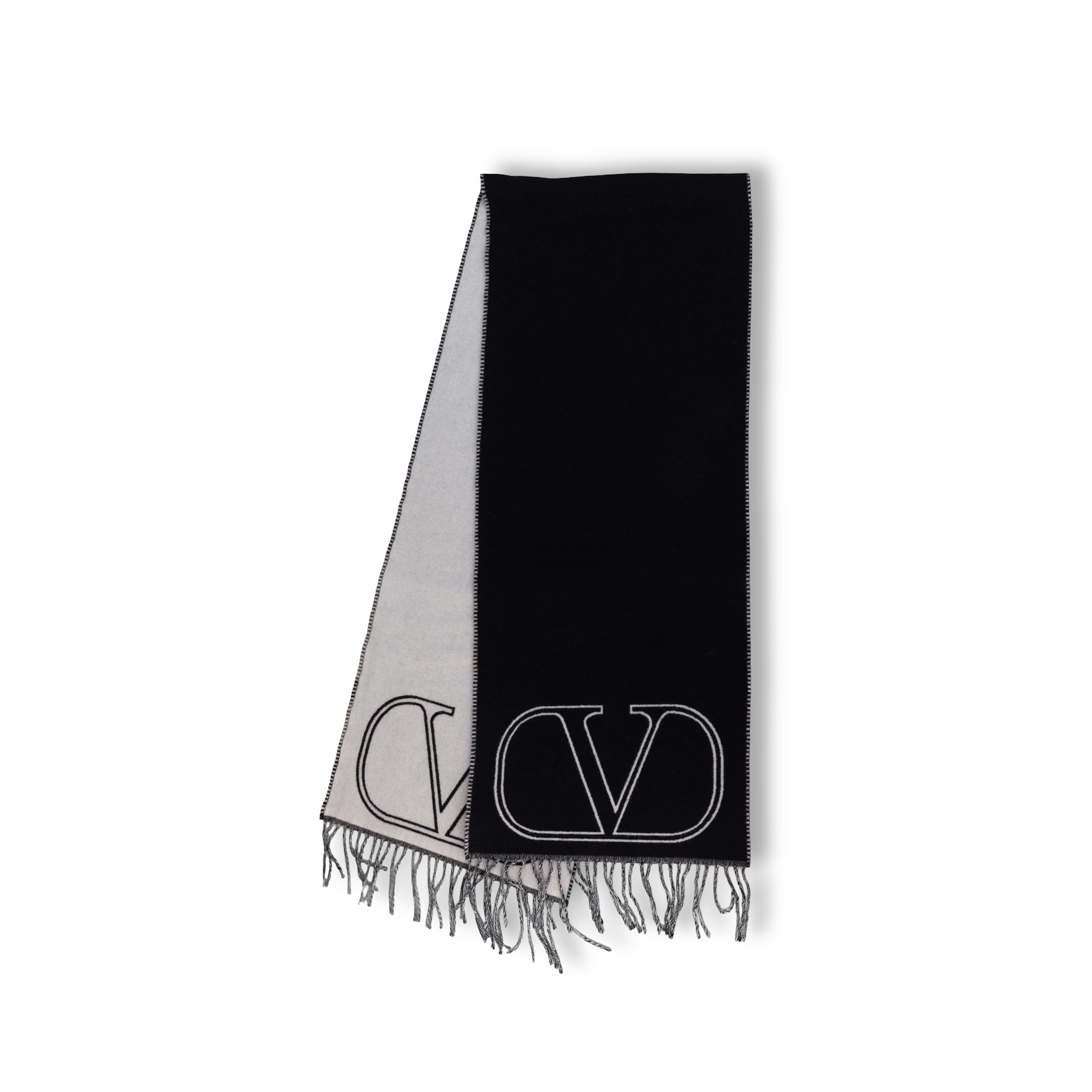 Bufanda Negra Valentino Vlogo