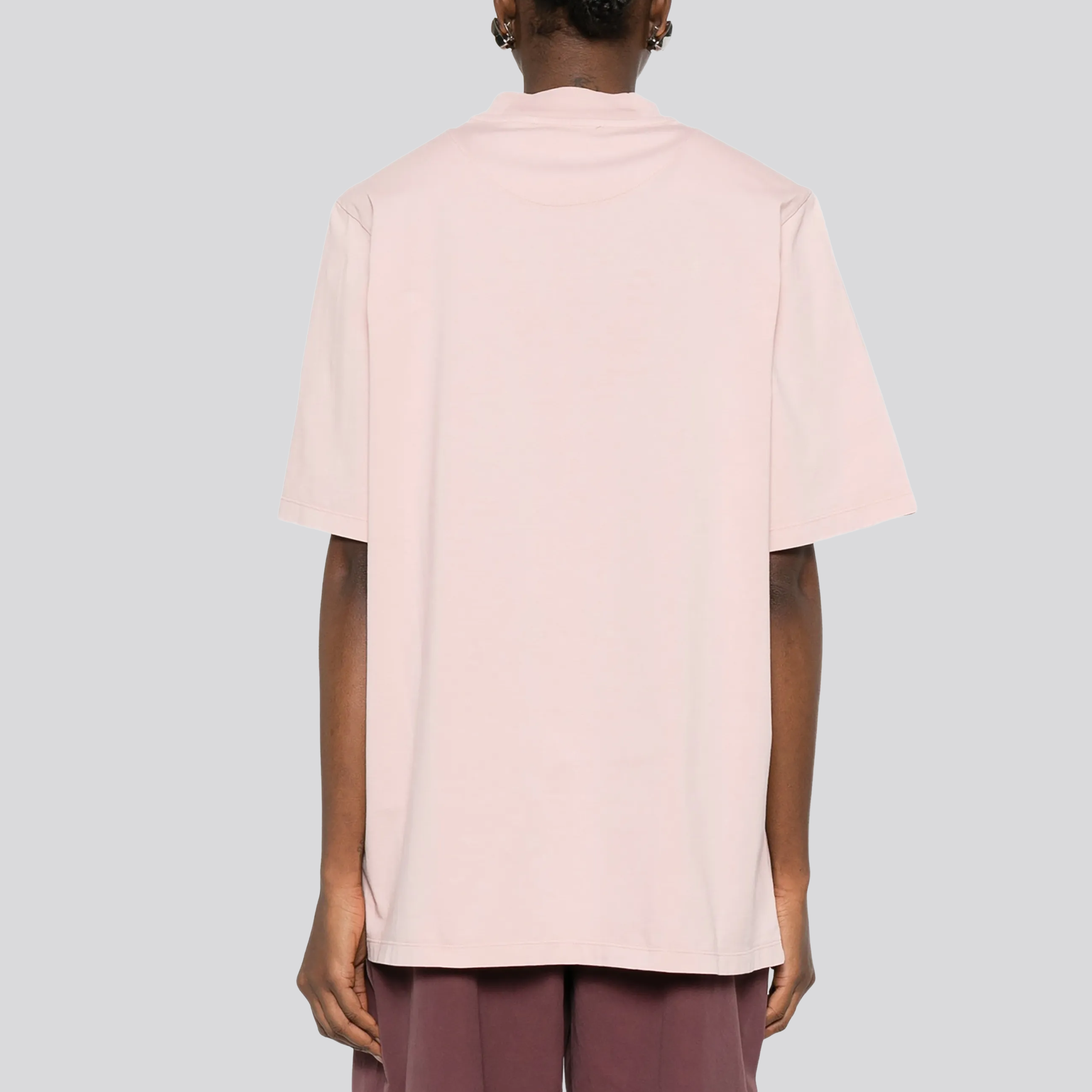 Camiseta Rosada The Attico Logo
