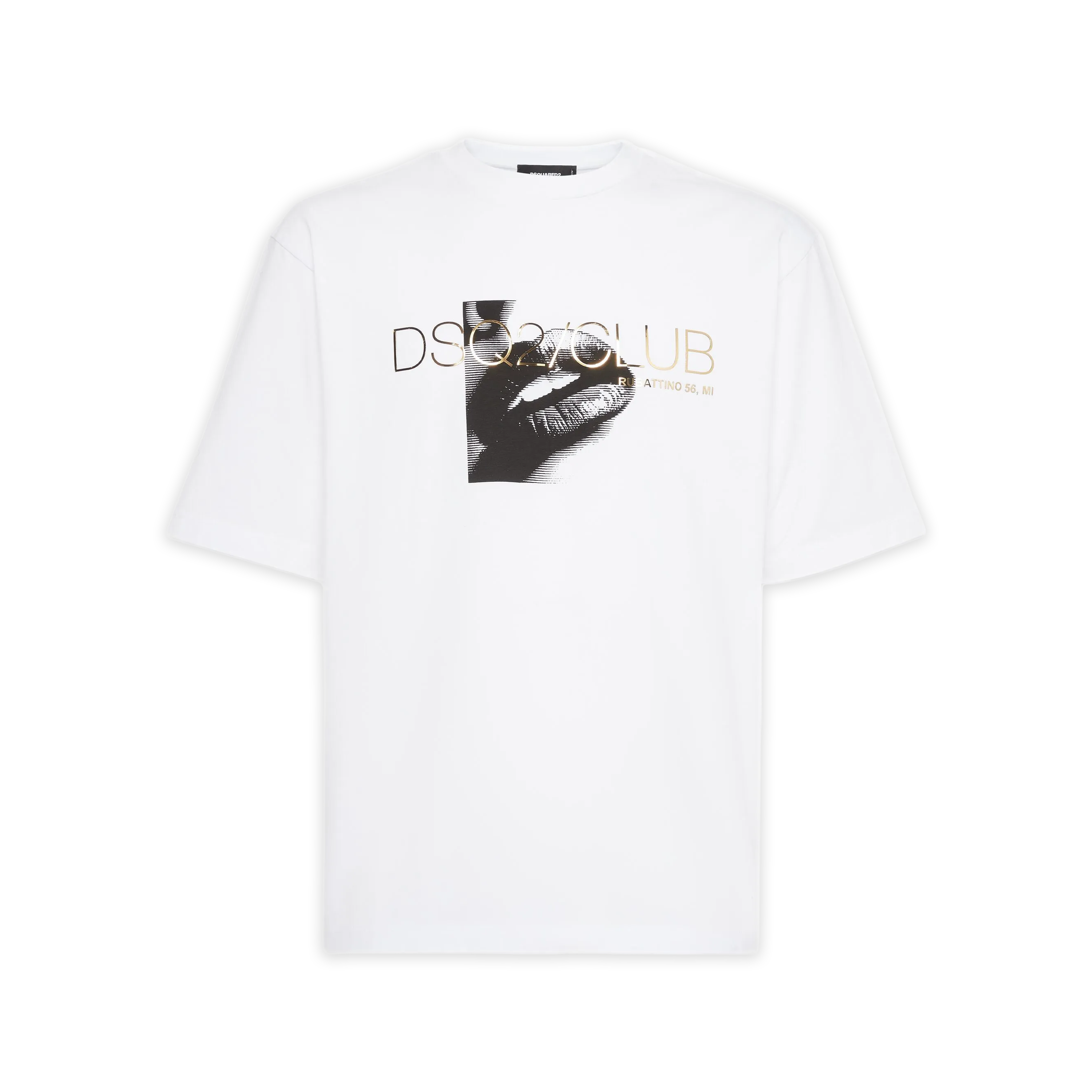 Camiseta Blanca Dsquared2 Dsq2 Club