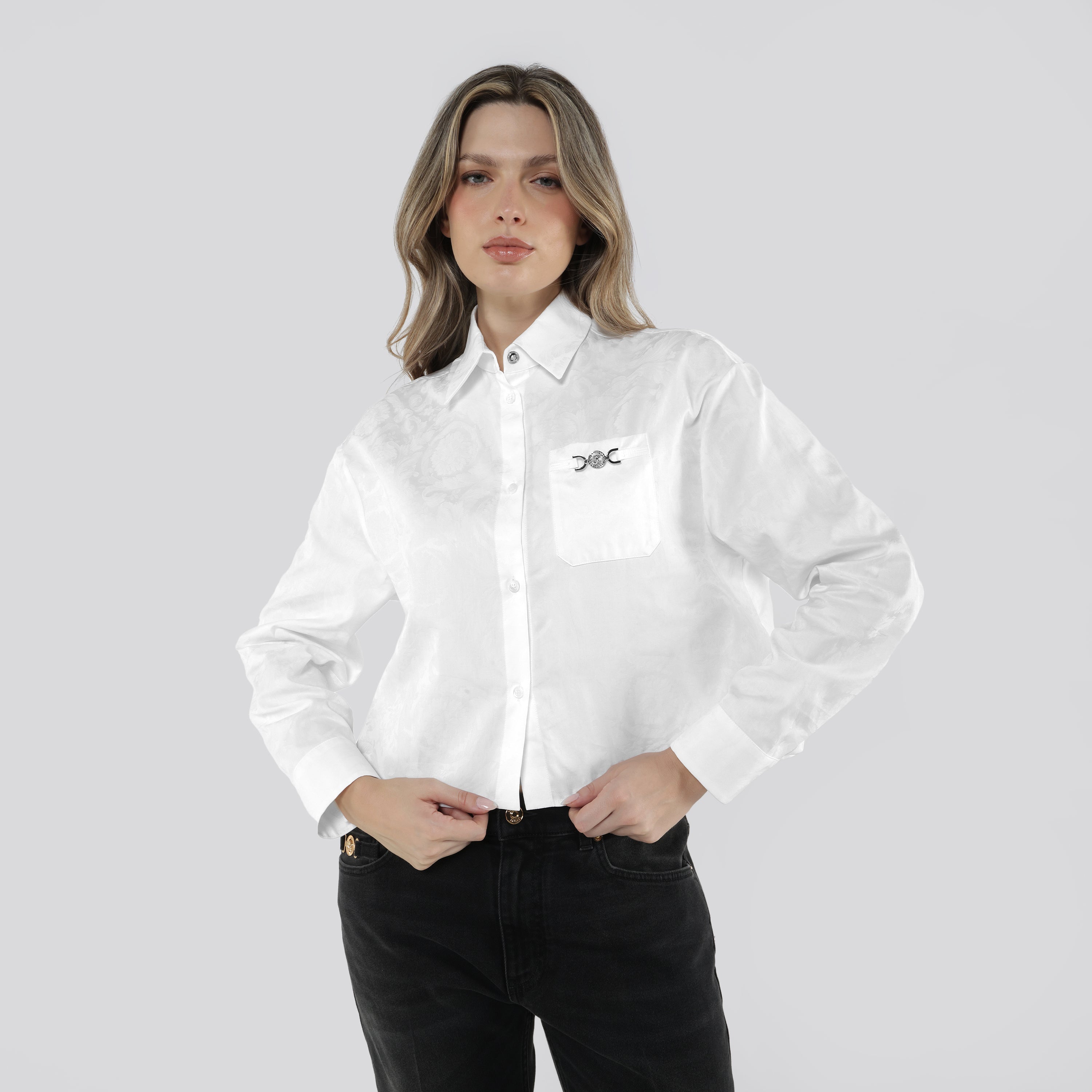 Camisa Blanca Versace