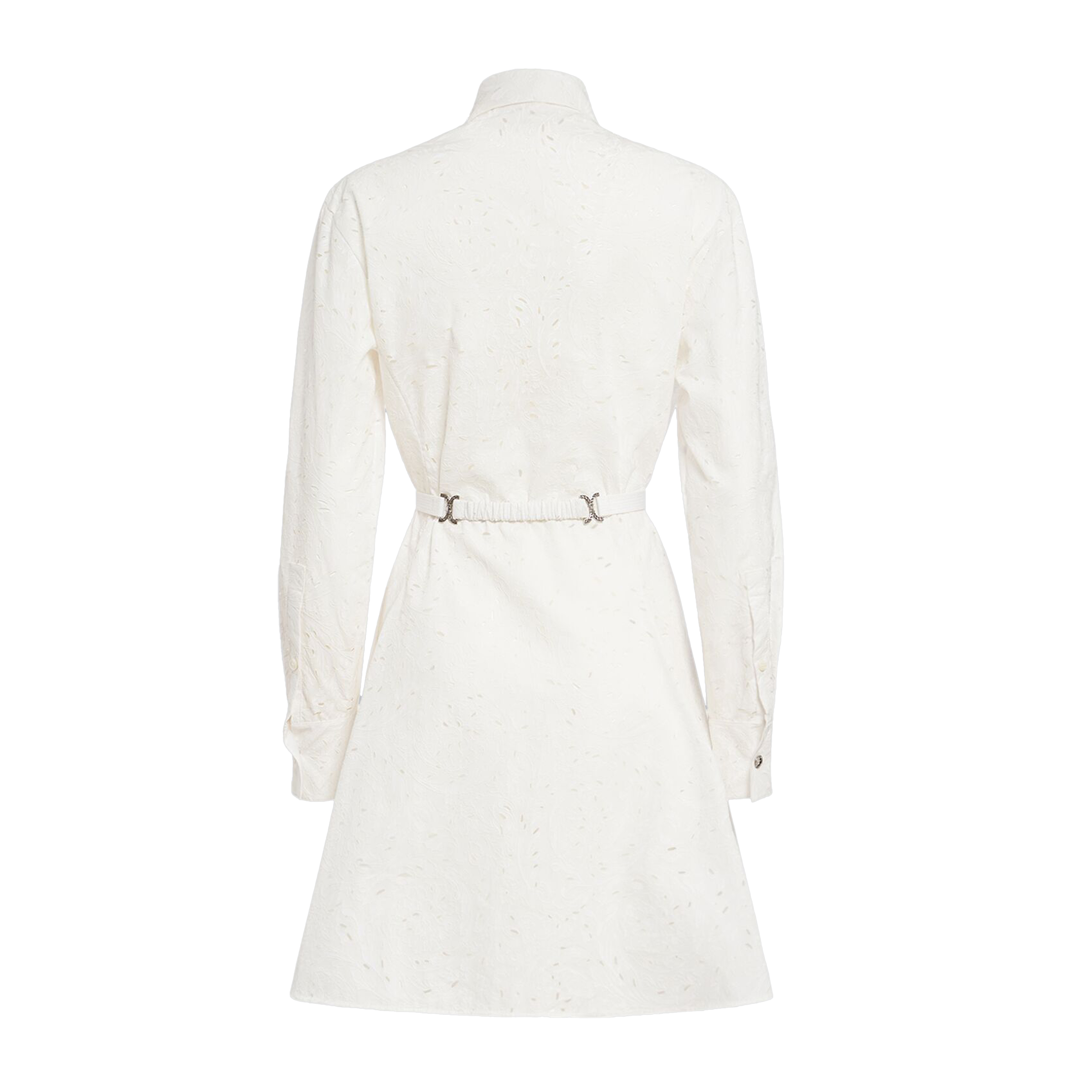 Vestido Blanco Versace Medusa Belt