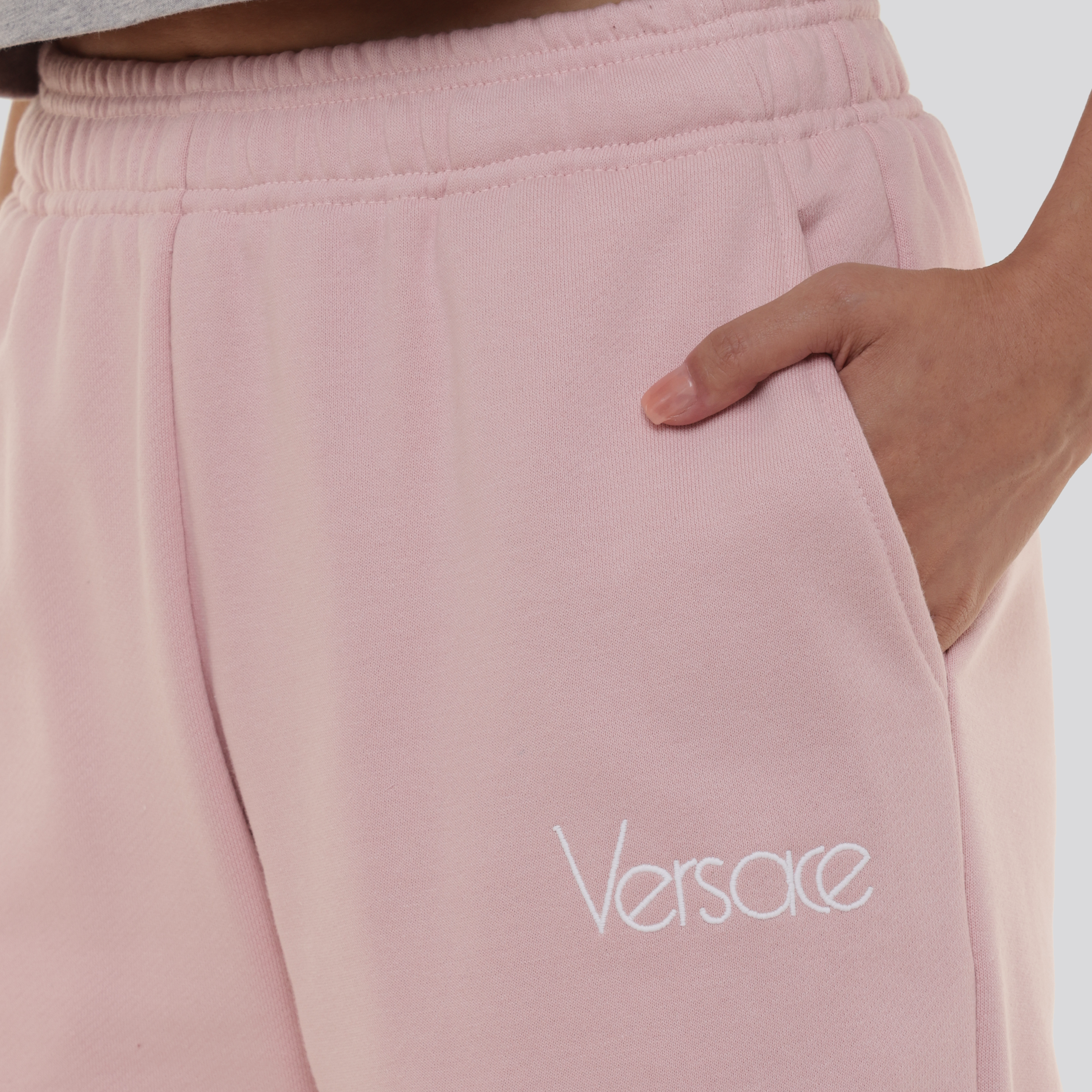 Sudadera Rosado Versace Logo
