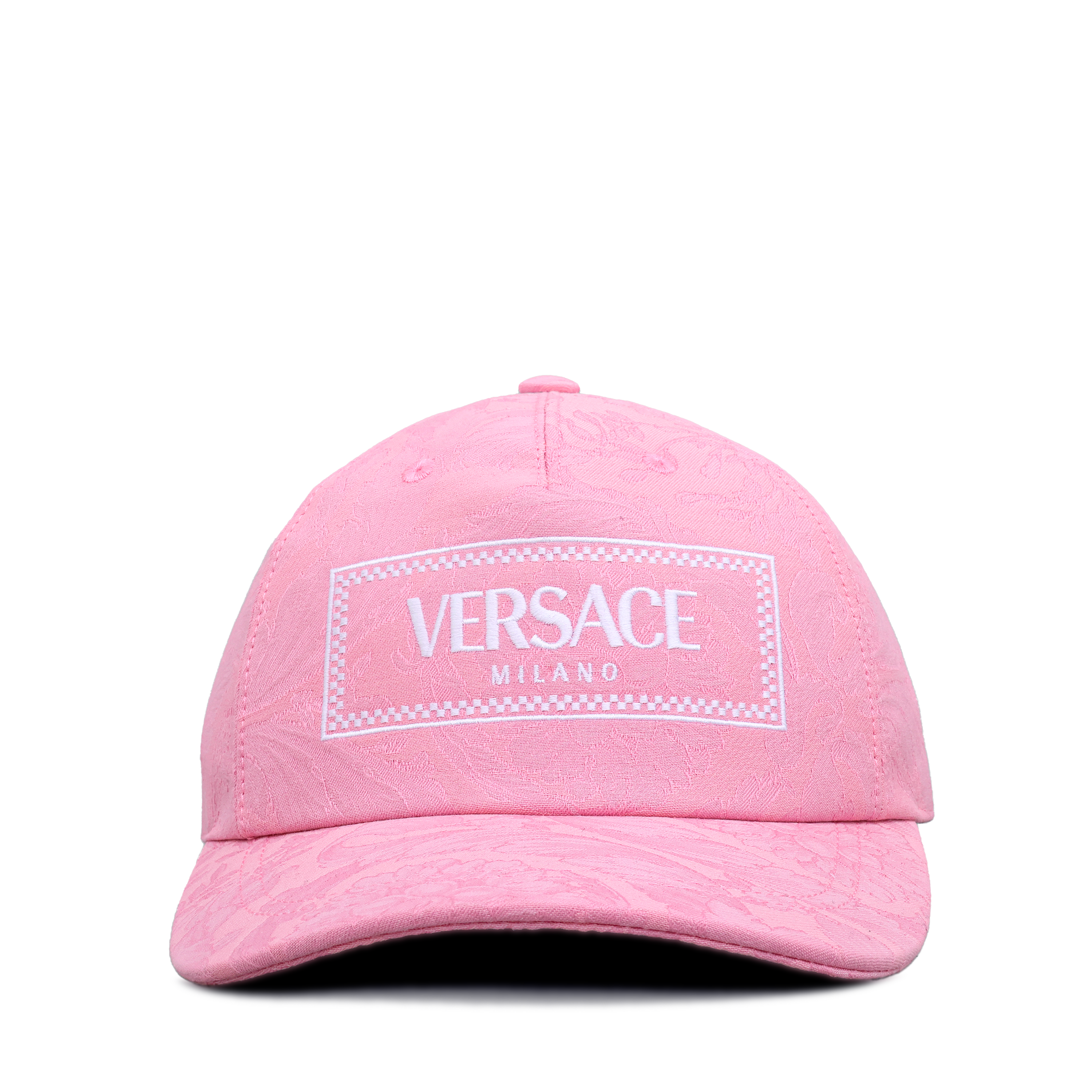 Gorra Rosada Versace Logo
