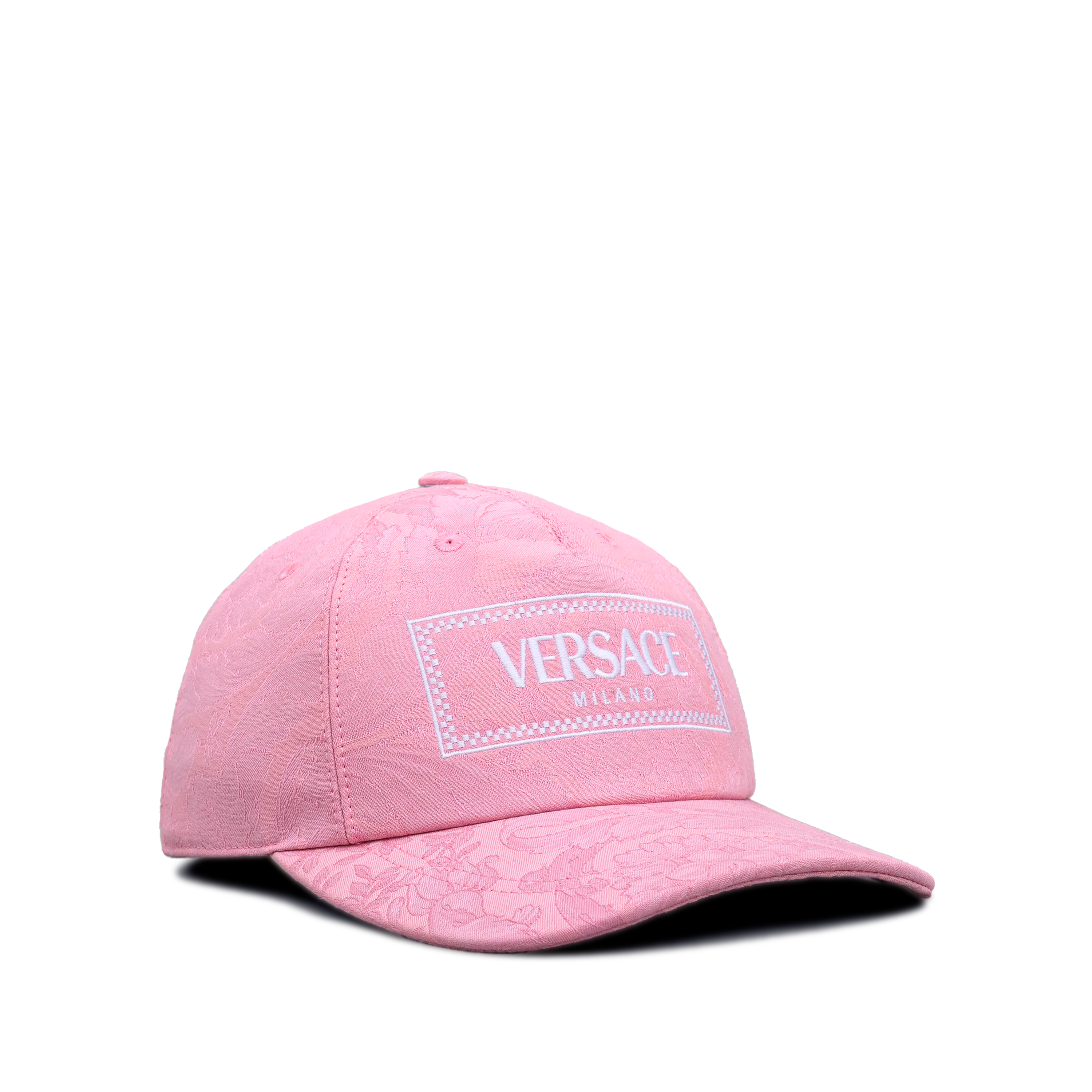 Gorra Rosada Versace Logo