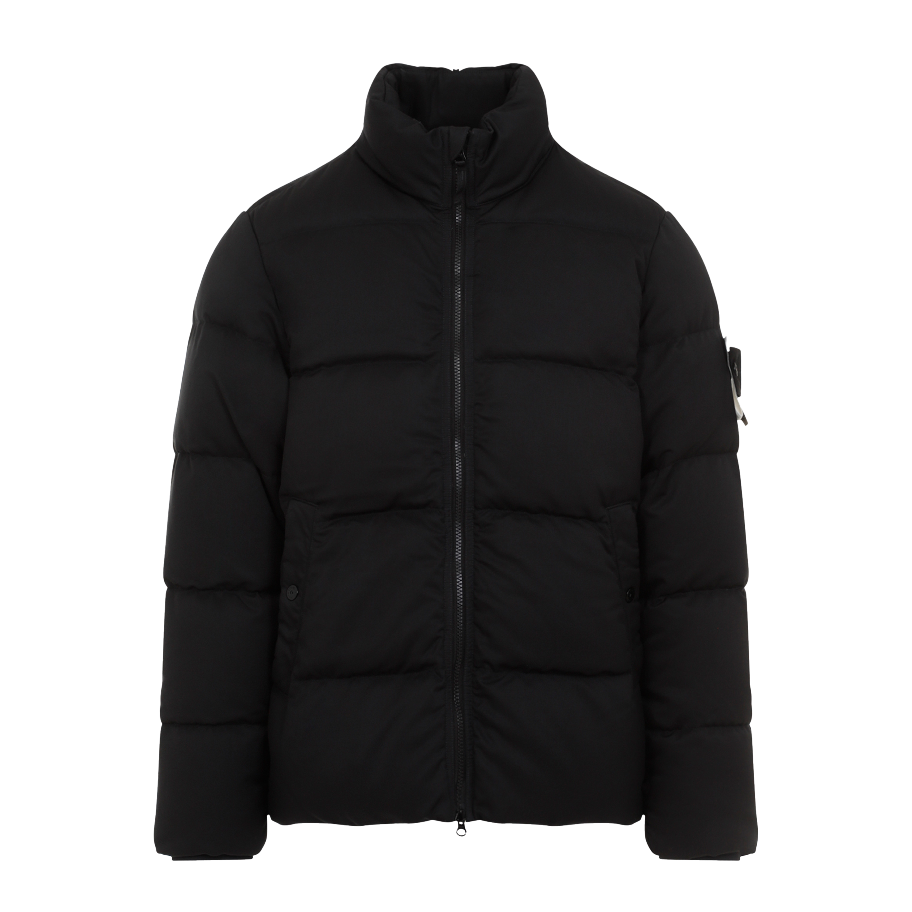 Chaqueta Negra Stone Island Piuma