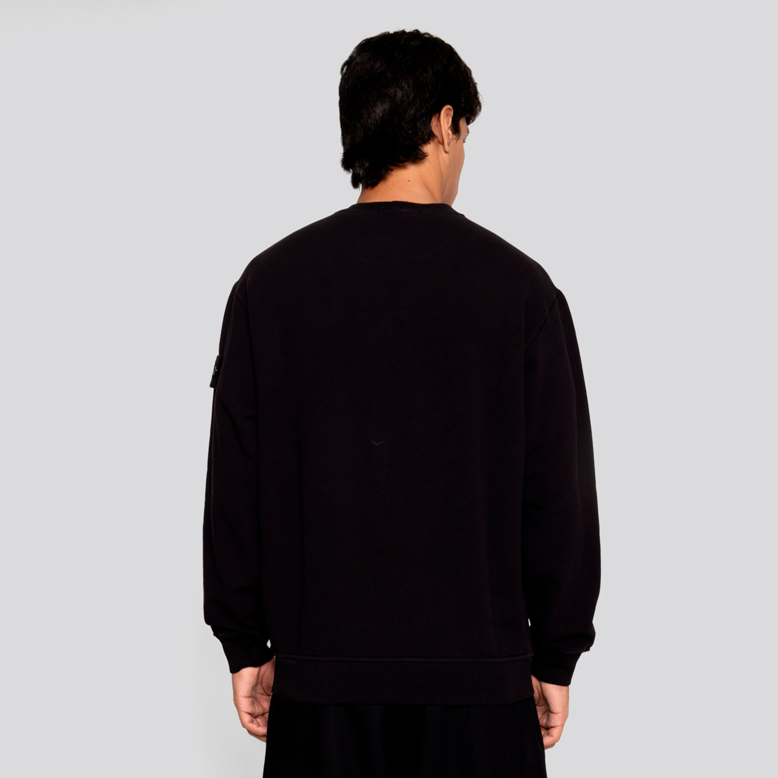 Buzo Negro Stone Island Ghost
