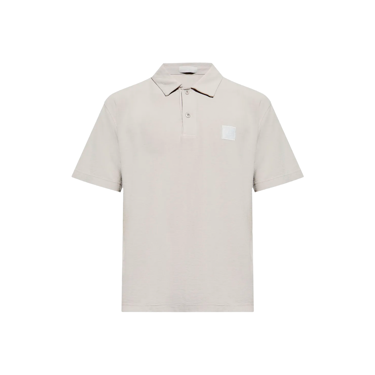 Camiseta Tipo Polo Gris Stone Island Ghost