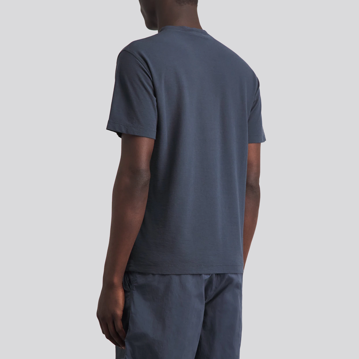 Camiseta Azul Stone Island Compass Ghost