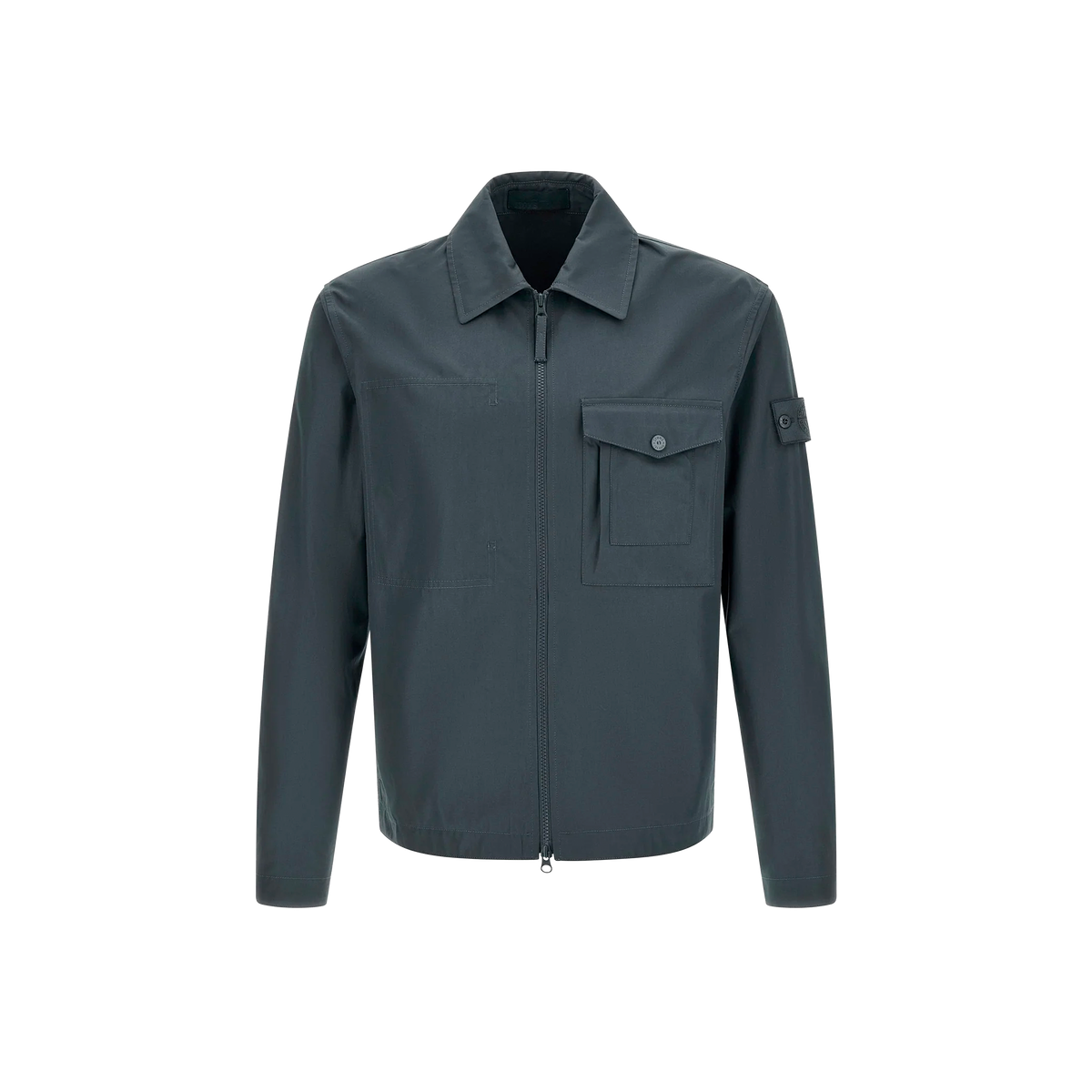Chaqueta Azul Stone Island Overshirt Ghost