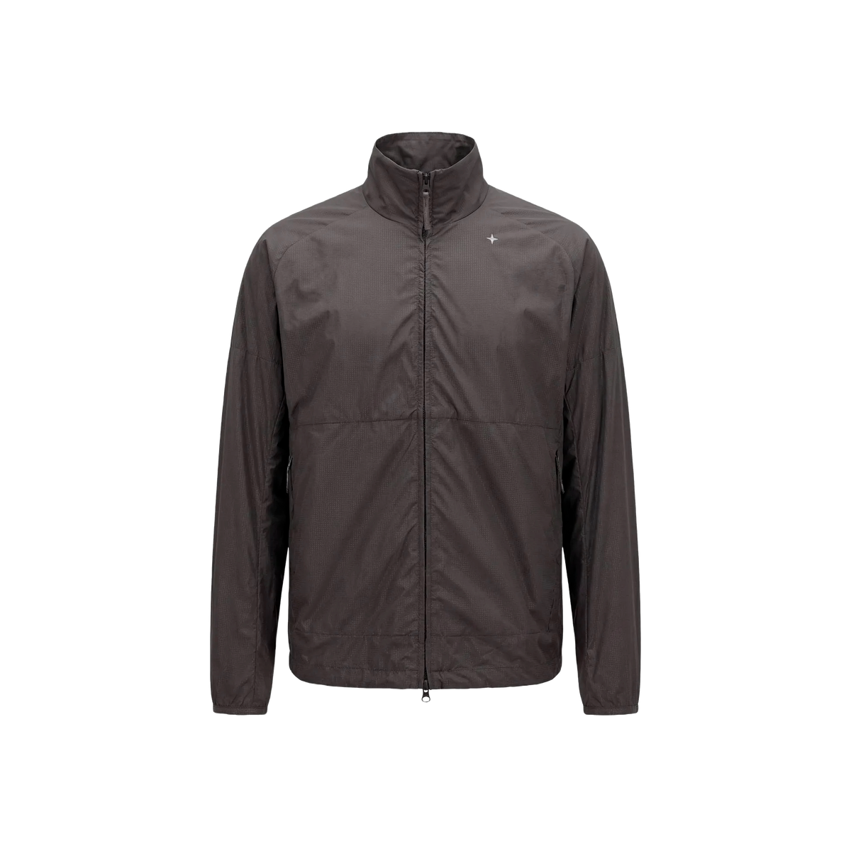 Chaqueta Gris Stone Island Stand Collar