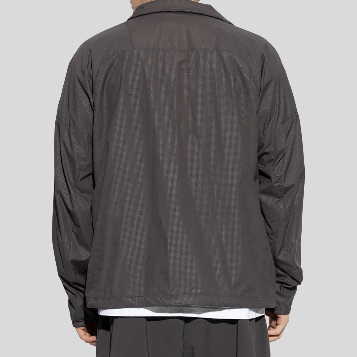 Chaqueta Gris Stone Island Stand Collar