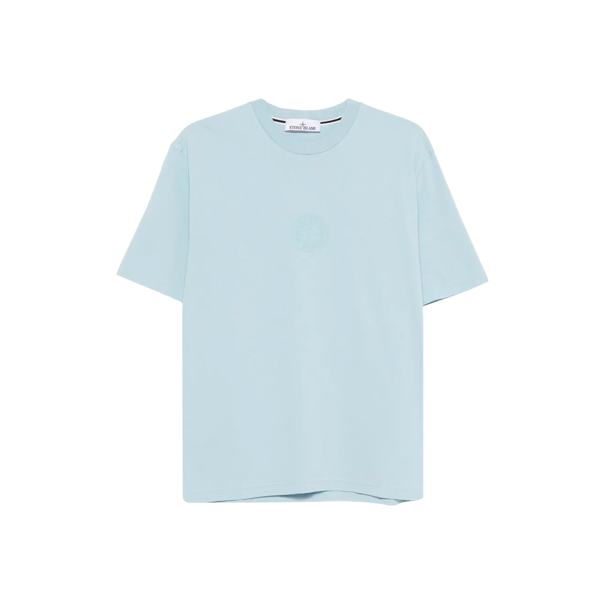 Camiseta Celeste Stone Island Back Logo