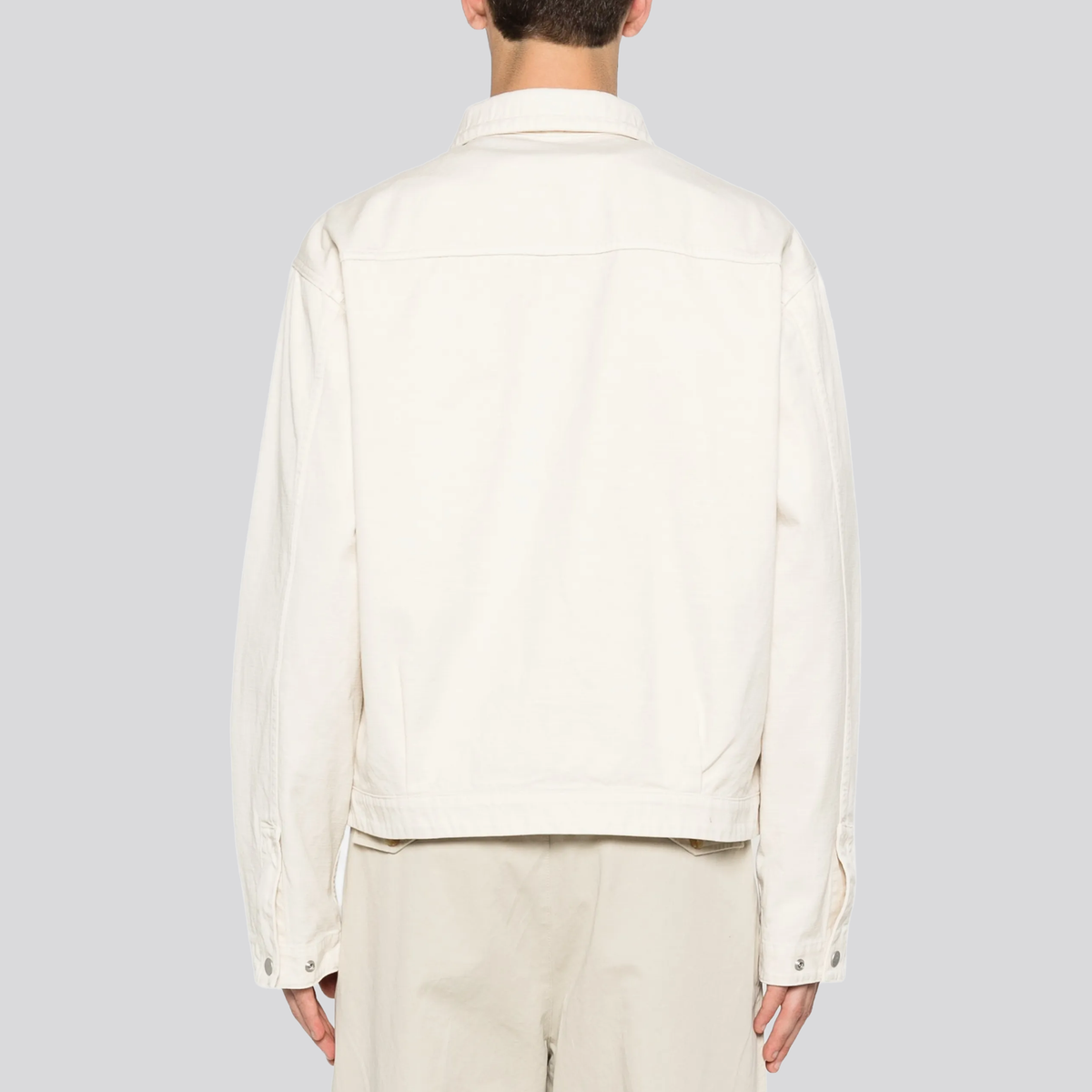 Chaqueta Blanca Stone Island Denim Marina