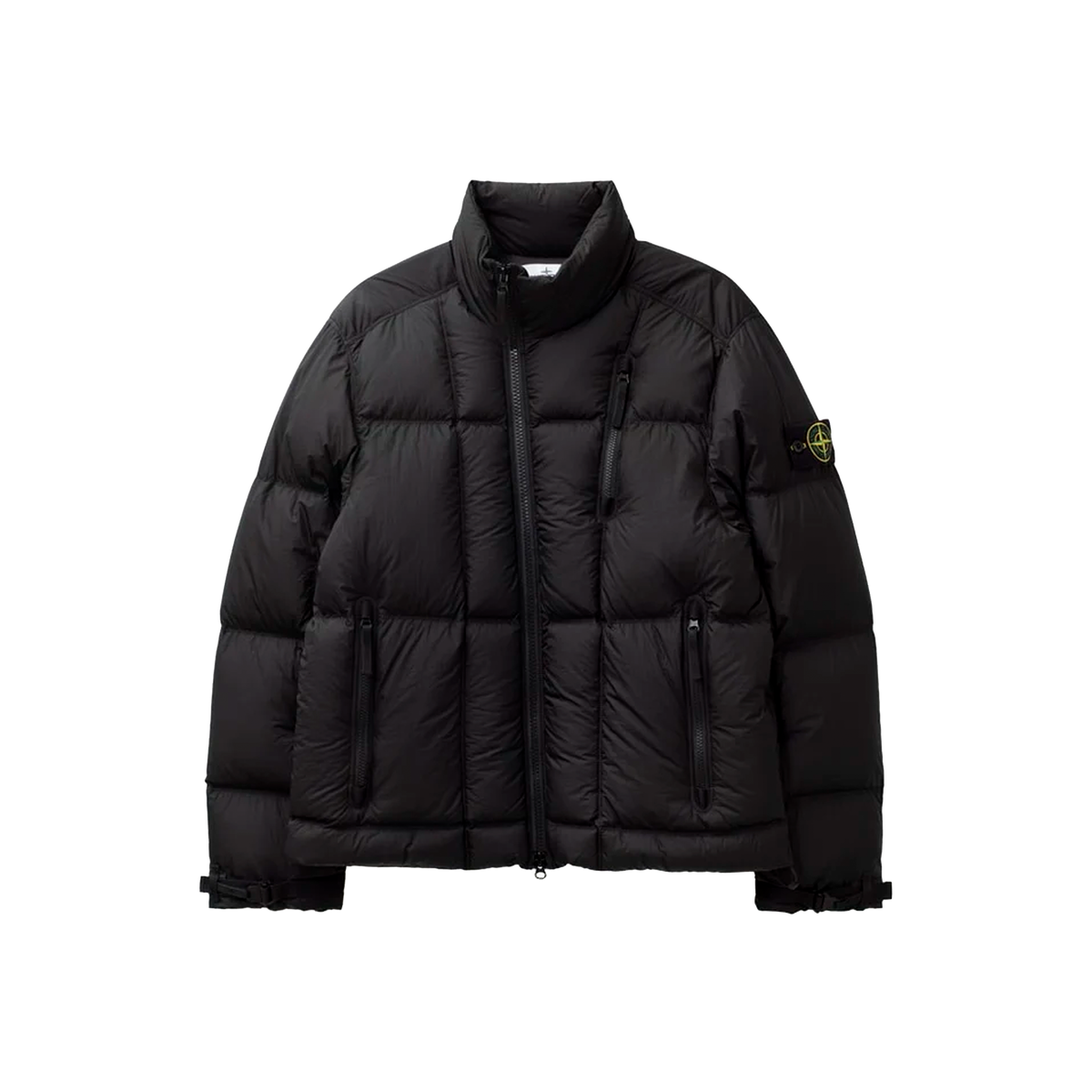 Chaqueta Negra Stone Island Piuma RDS
