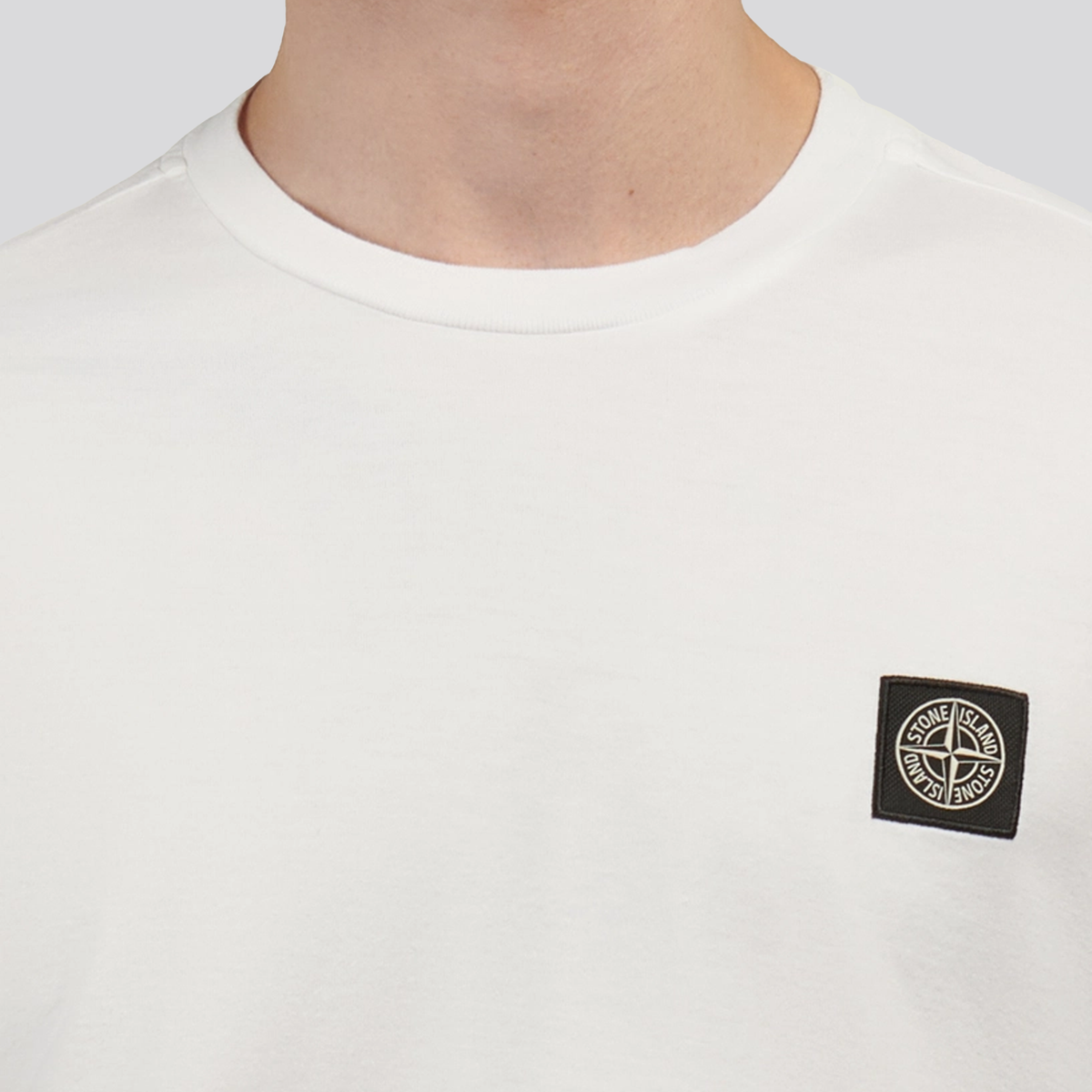 Camiseta Blanca Stone Island Compass