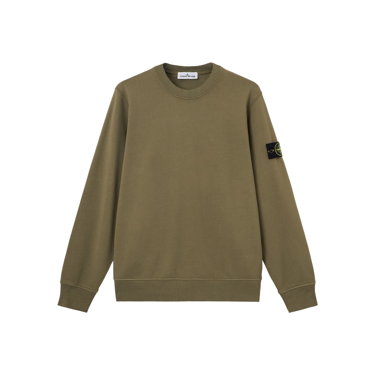 Buzo Verde Stone Island Logo Patch