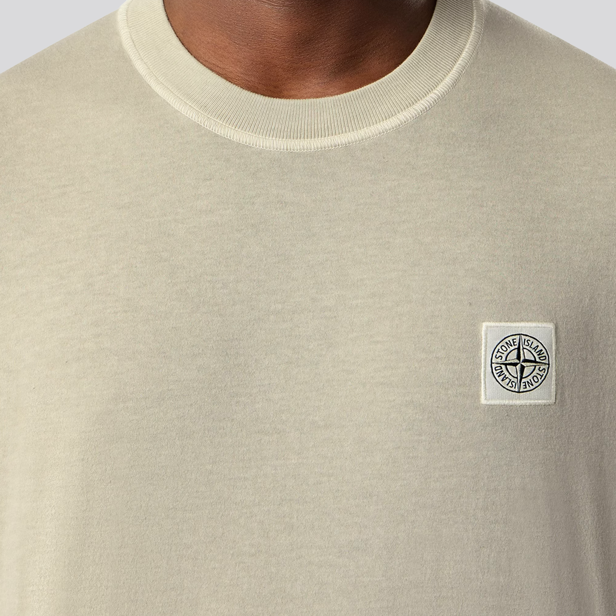 Camiseta Gris Stone Island Compass