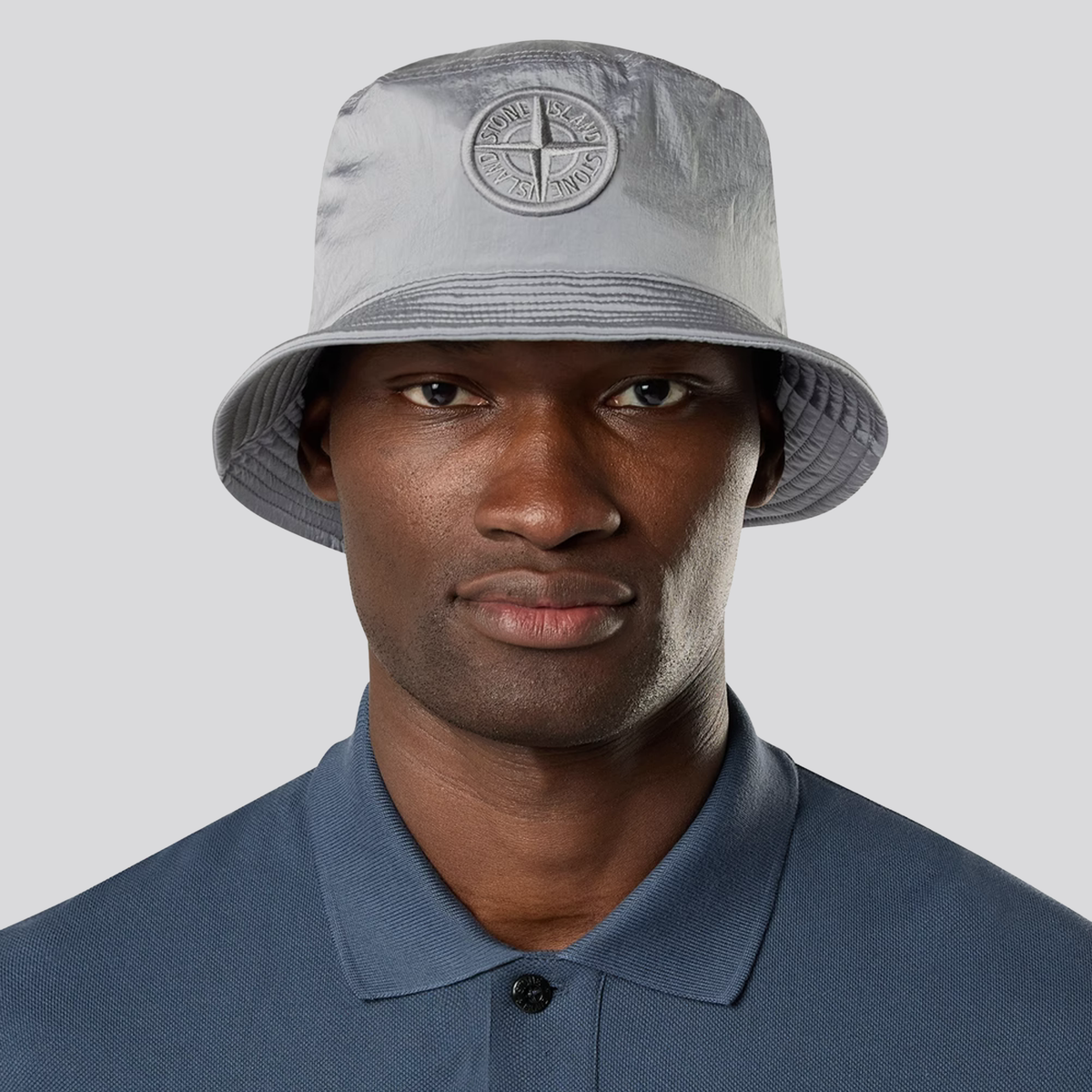Sombrero Gris Stone Island Bucket Hat
