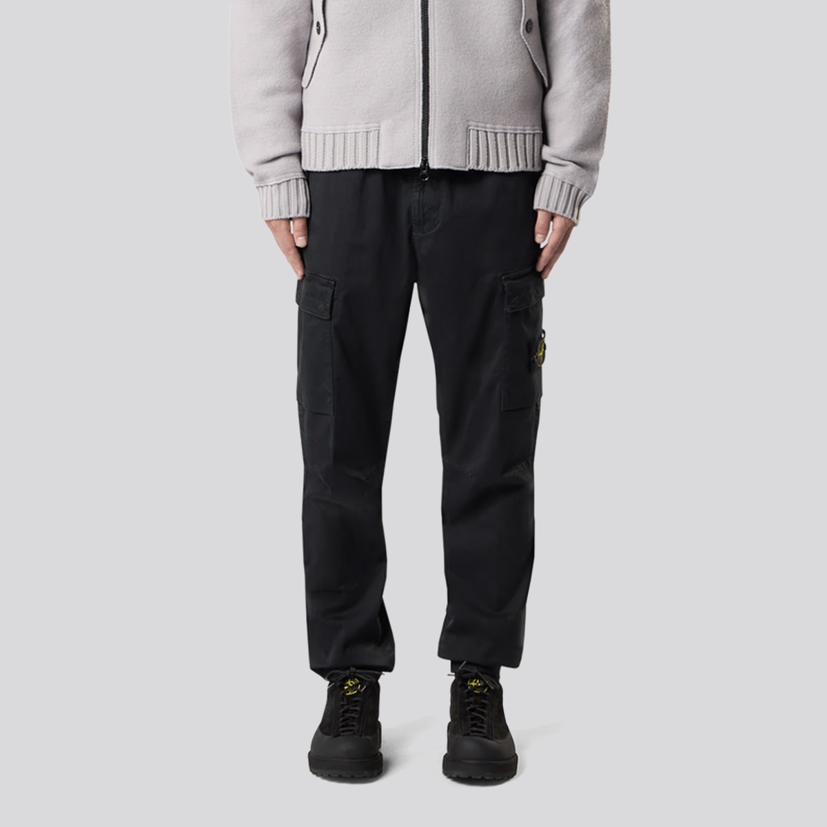 Pantalón Azul Oscuro Stone Island Logo Patch Paracadute