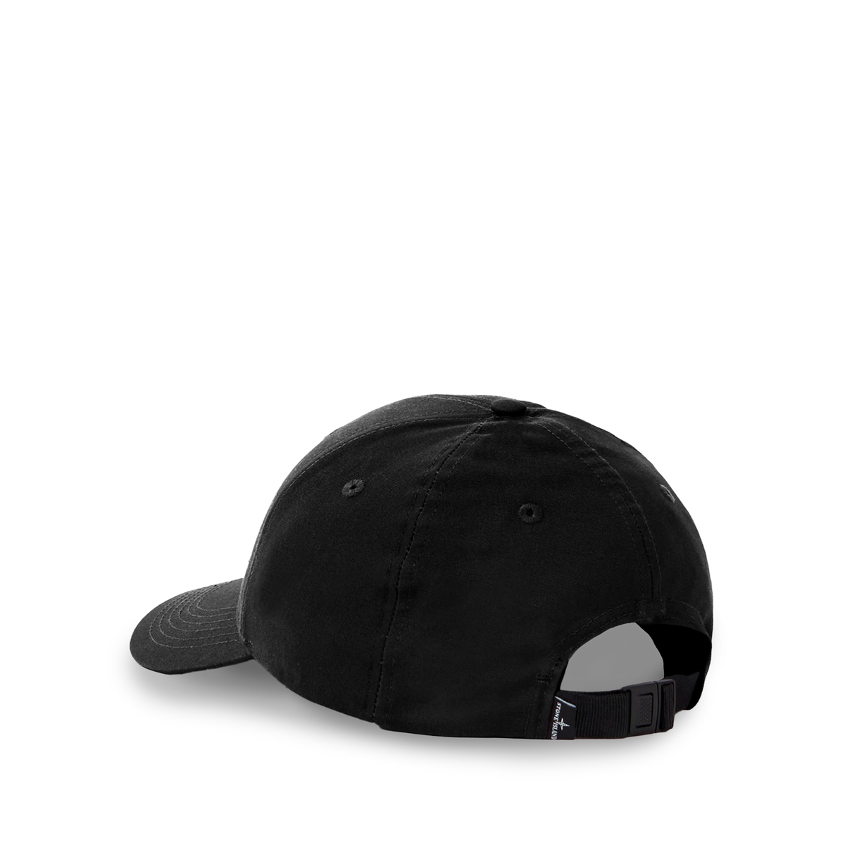 Gorra Negra Stone Island Embroidered Logo