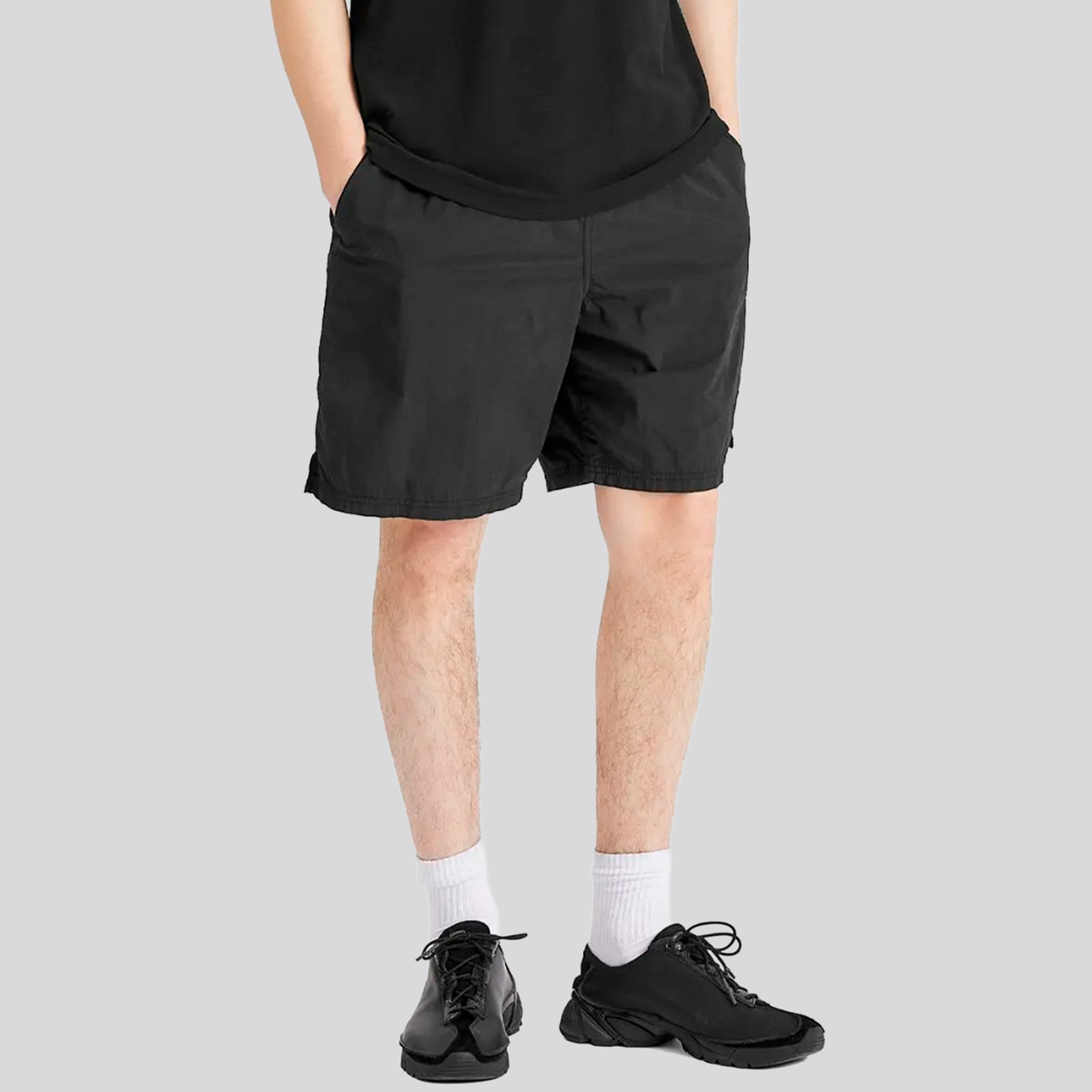 Pantaloneta Negra Stone Island Ghost