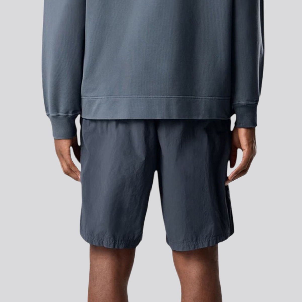 Pantaloneta Azul Stone Island Ghost