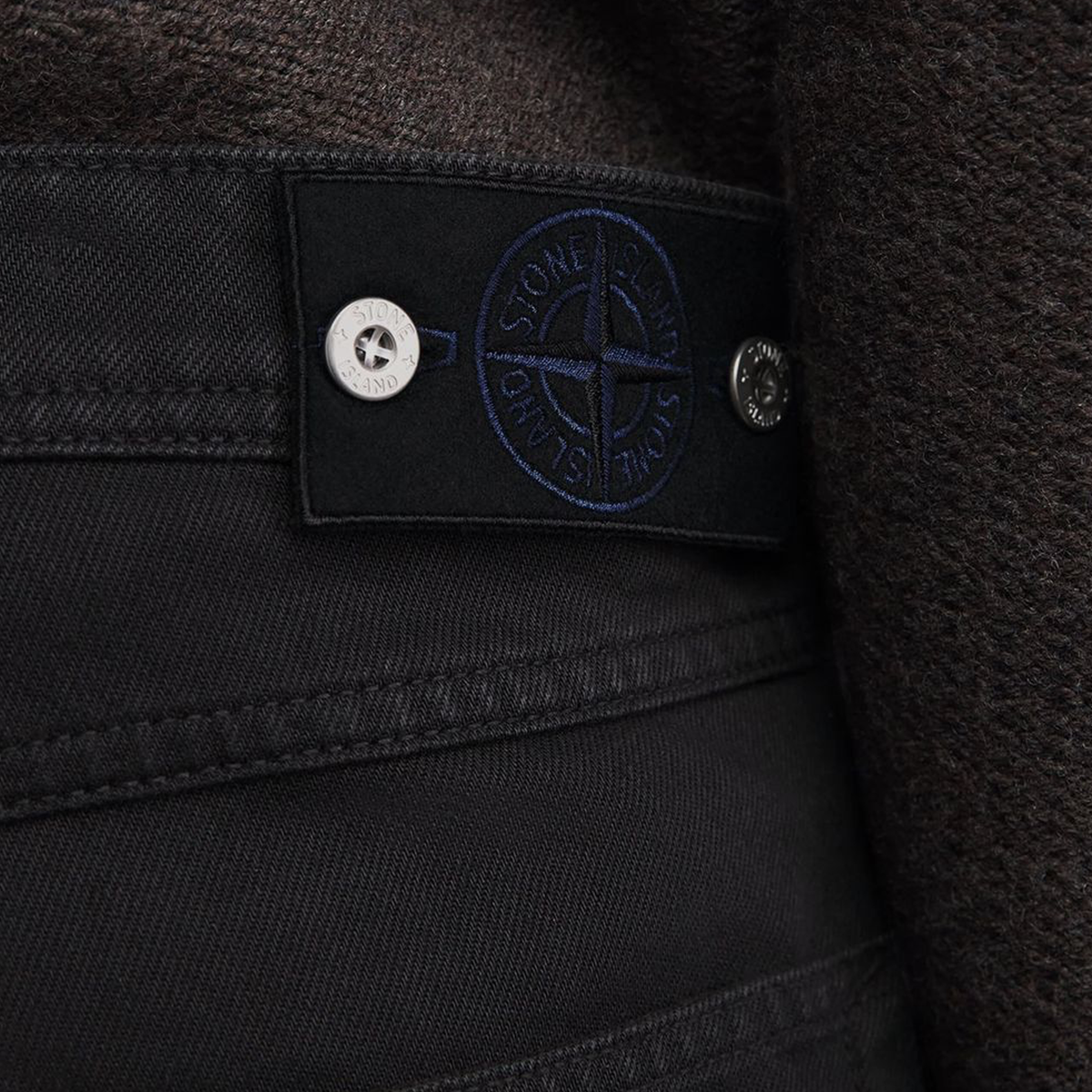 Jean Negro Stone Island Regular Straight