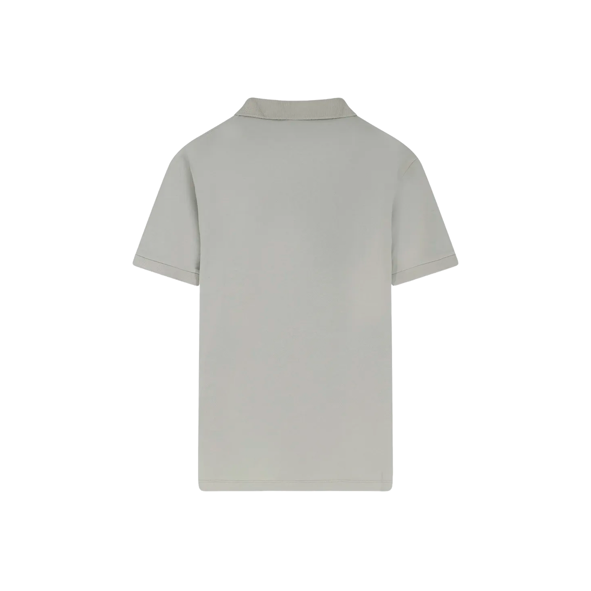 Camiseta Tipo Polo Beige Stone Island Logo Patch