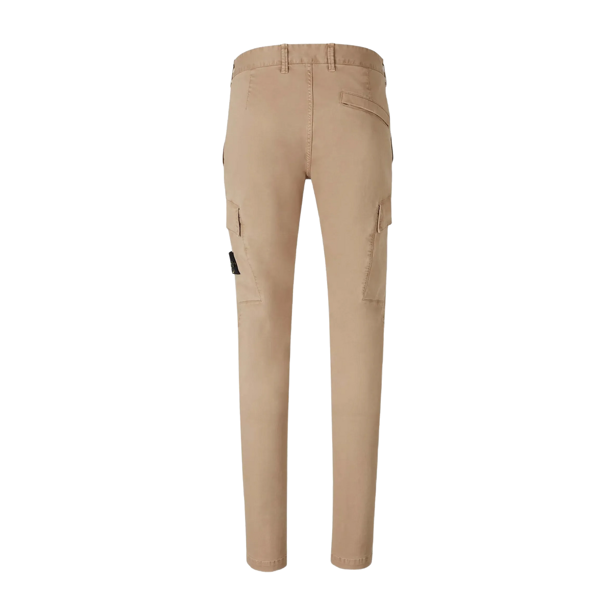 Pantalón Beige Stone Island Logo Patch Double Pocket Skinny