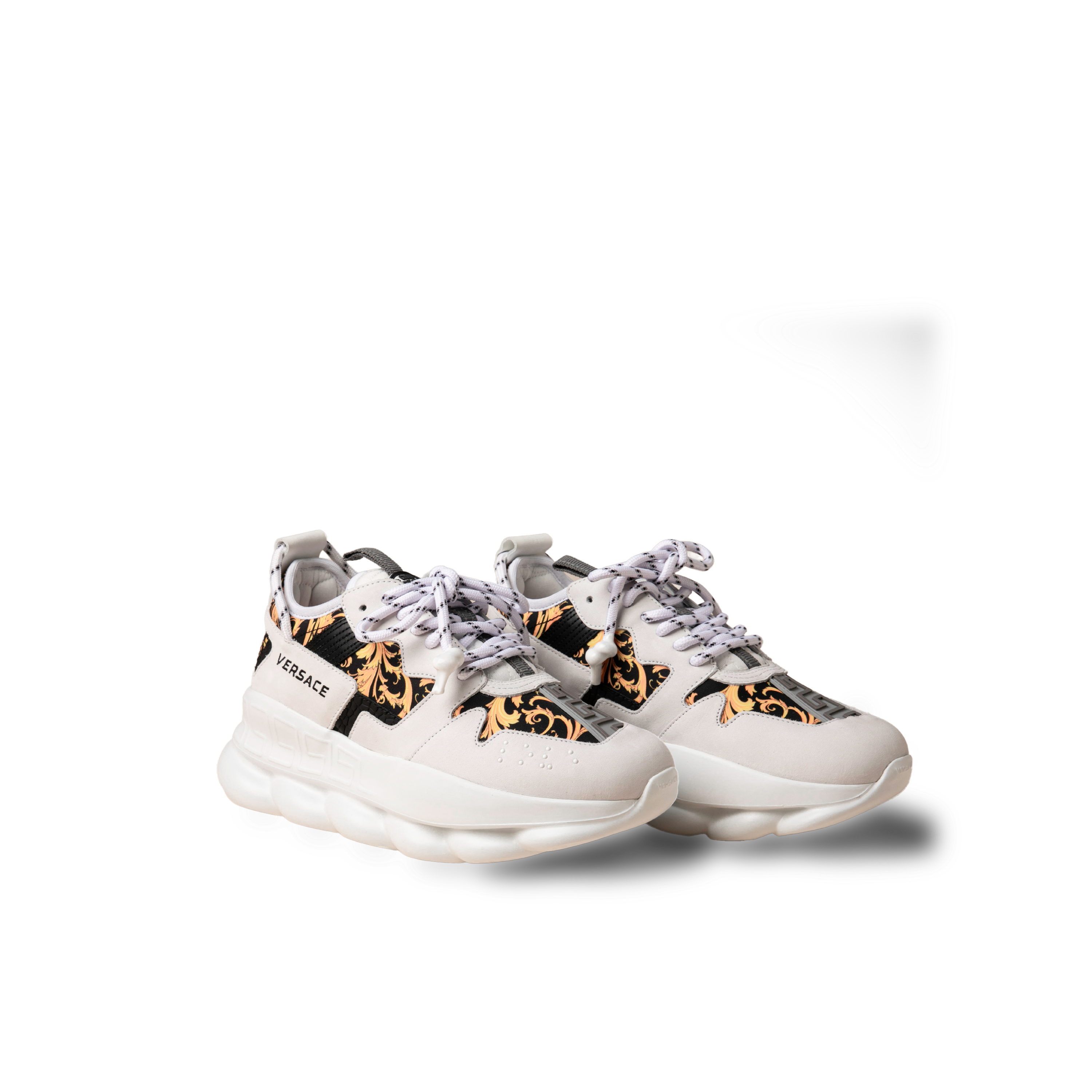 Sneakers Blanco Versace Chain Reaction Baroque