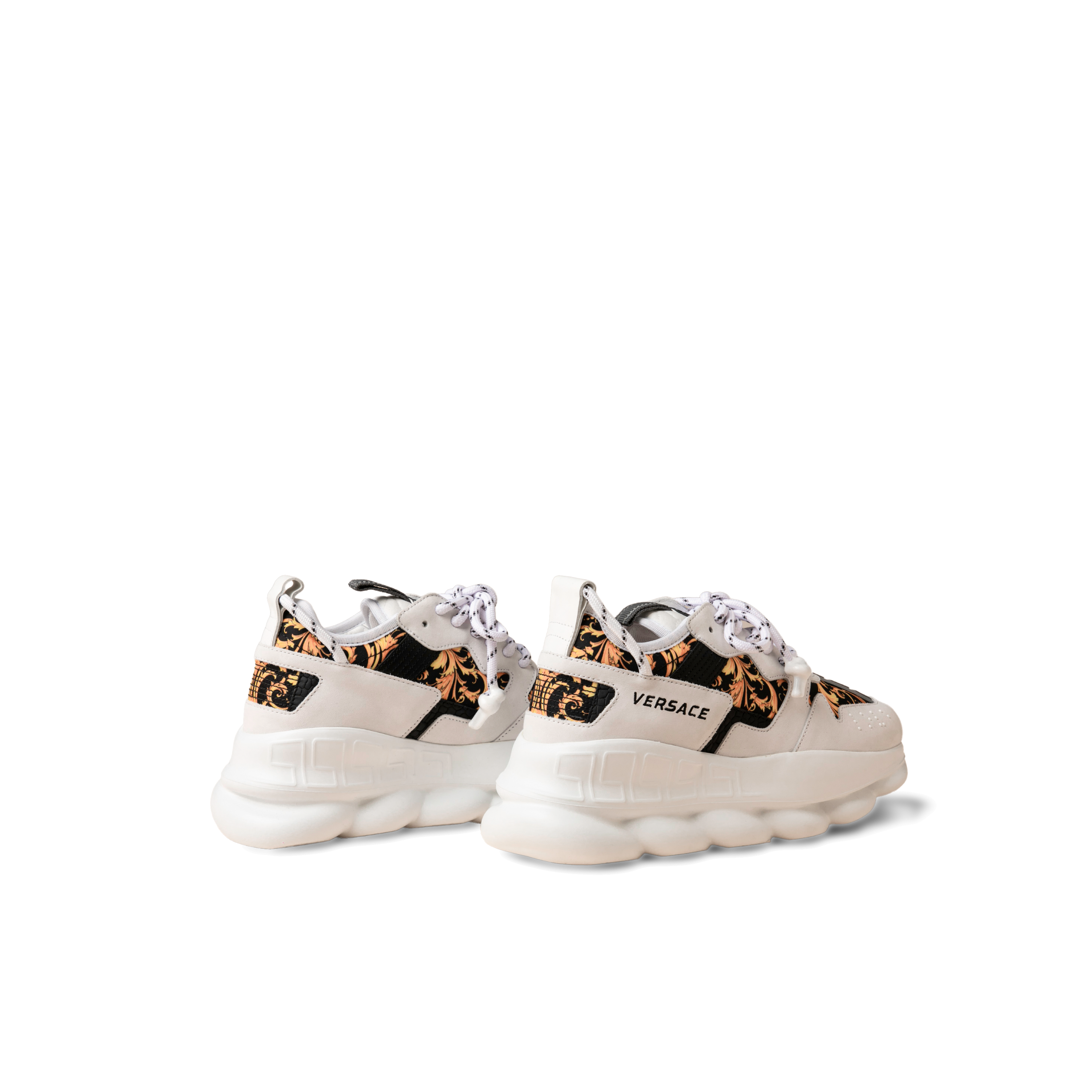 Sneakers Blanco Versace Chain Reaction Baroque