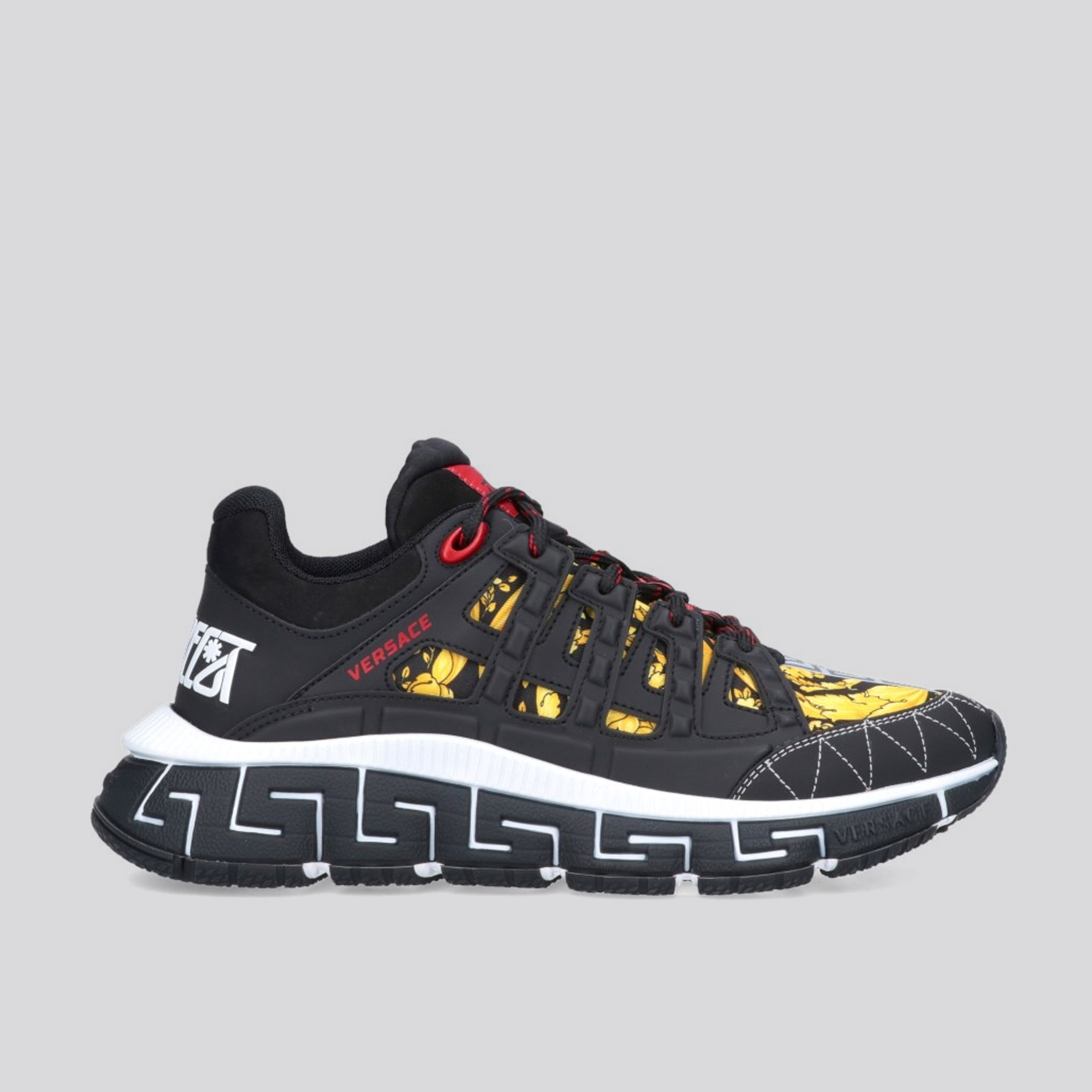 Sneakers Negros Versace Trigreca Baroque