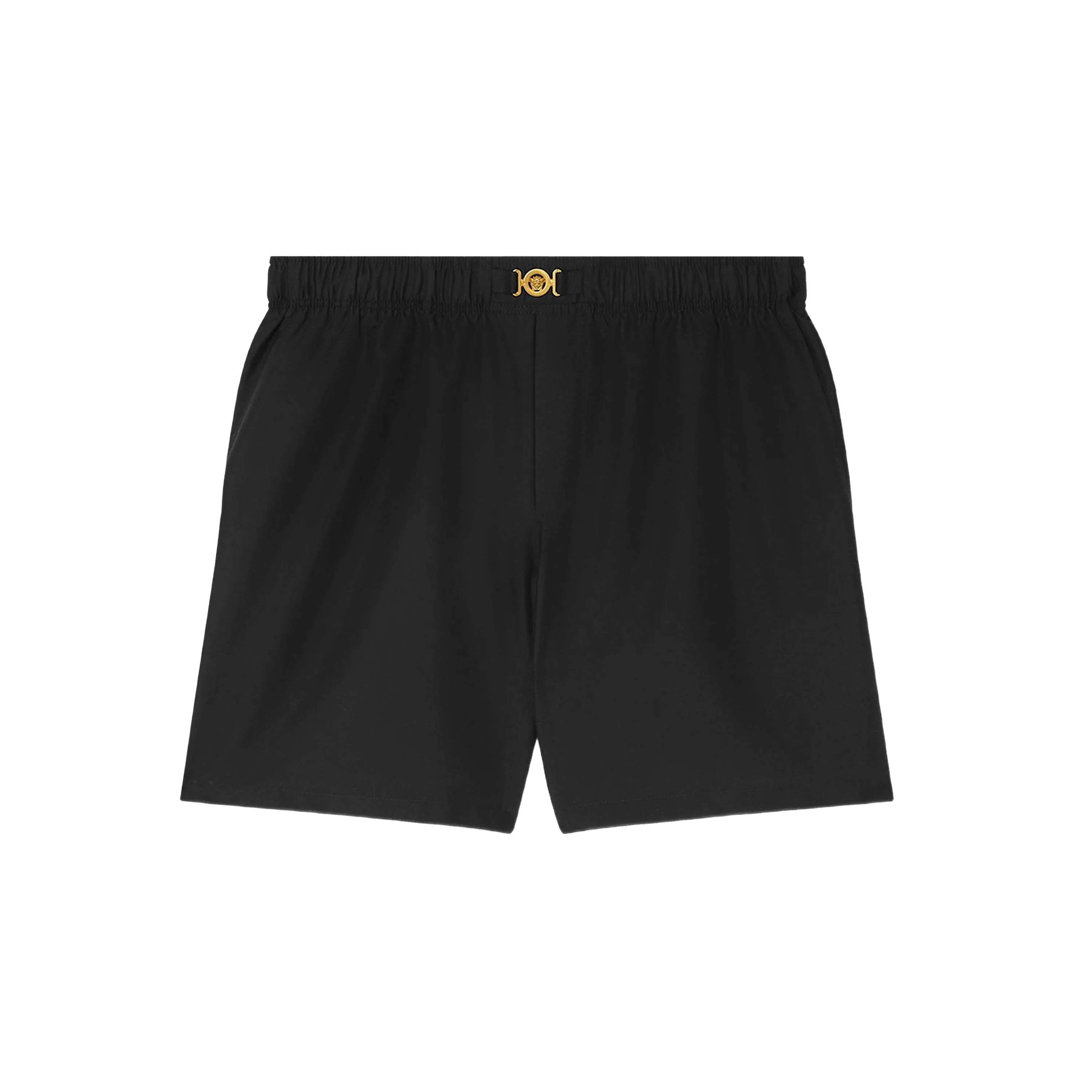 Pantaloneta Negra Versace Plaque