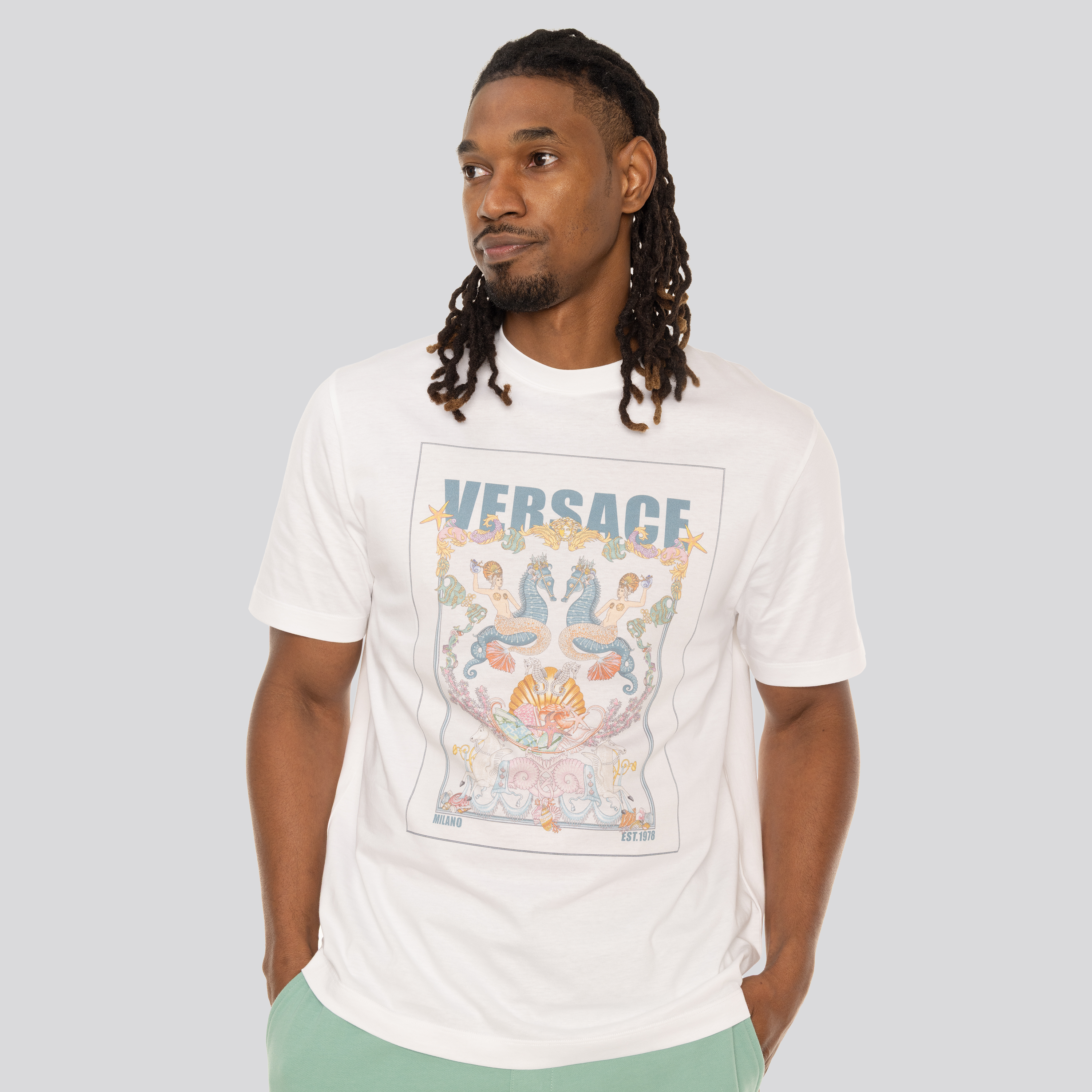 Camiseta Blanca Versace