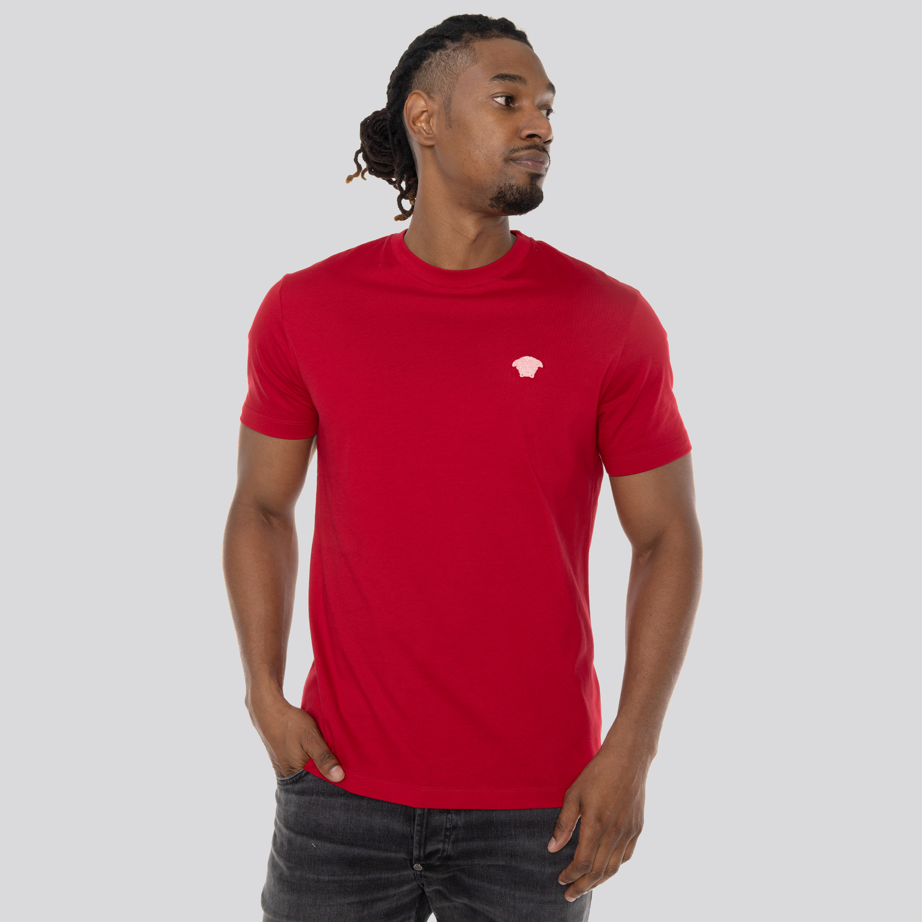 Camiseta Rojo Versace Medusa