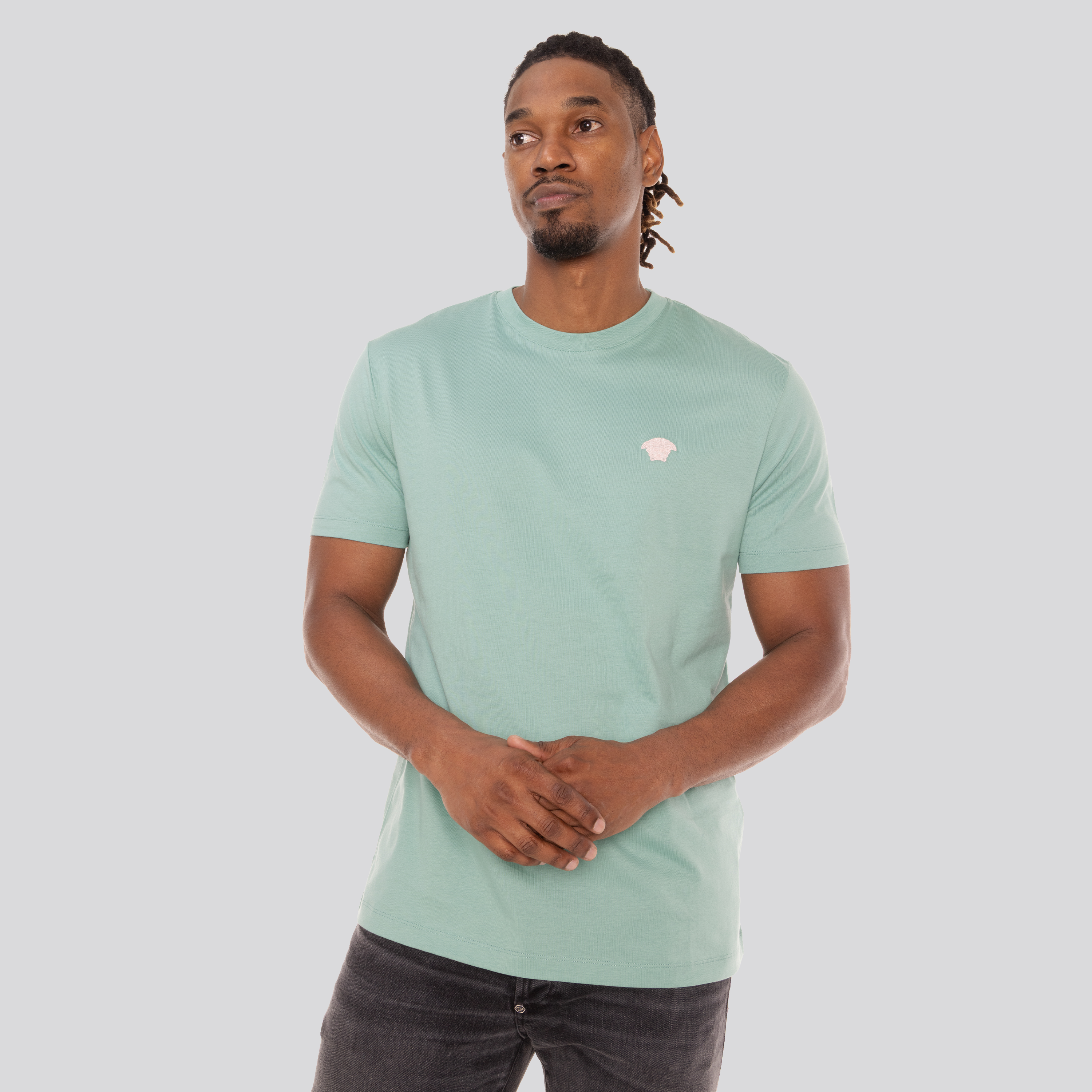 Camiseta Verde Versace Medusa