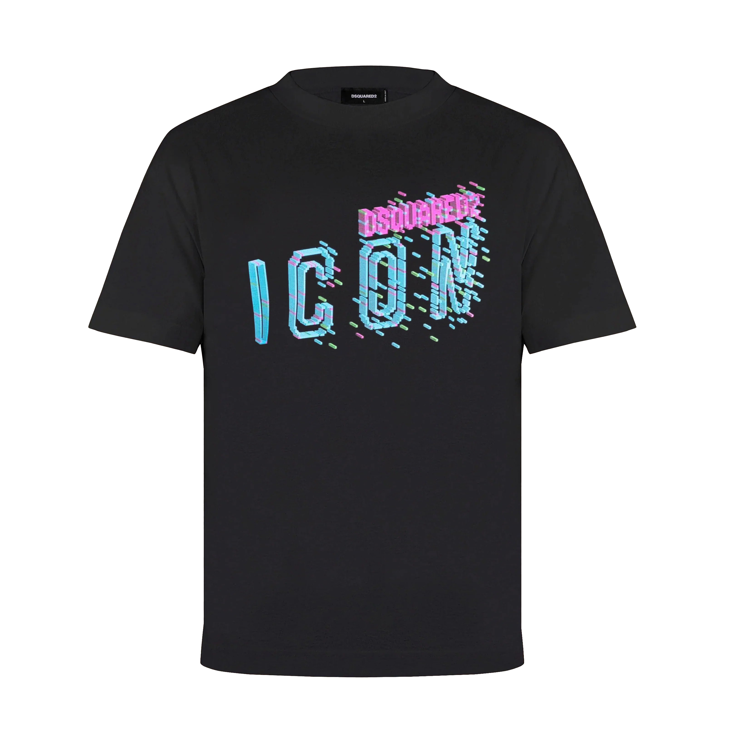 Camiseta Negra Dsquared2 Intarsia W