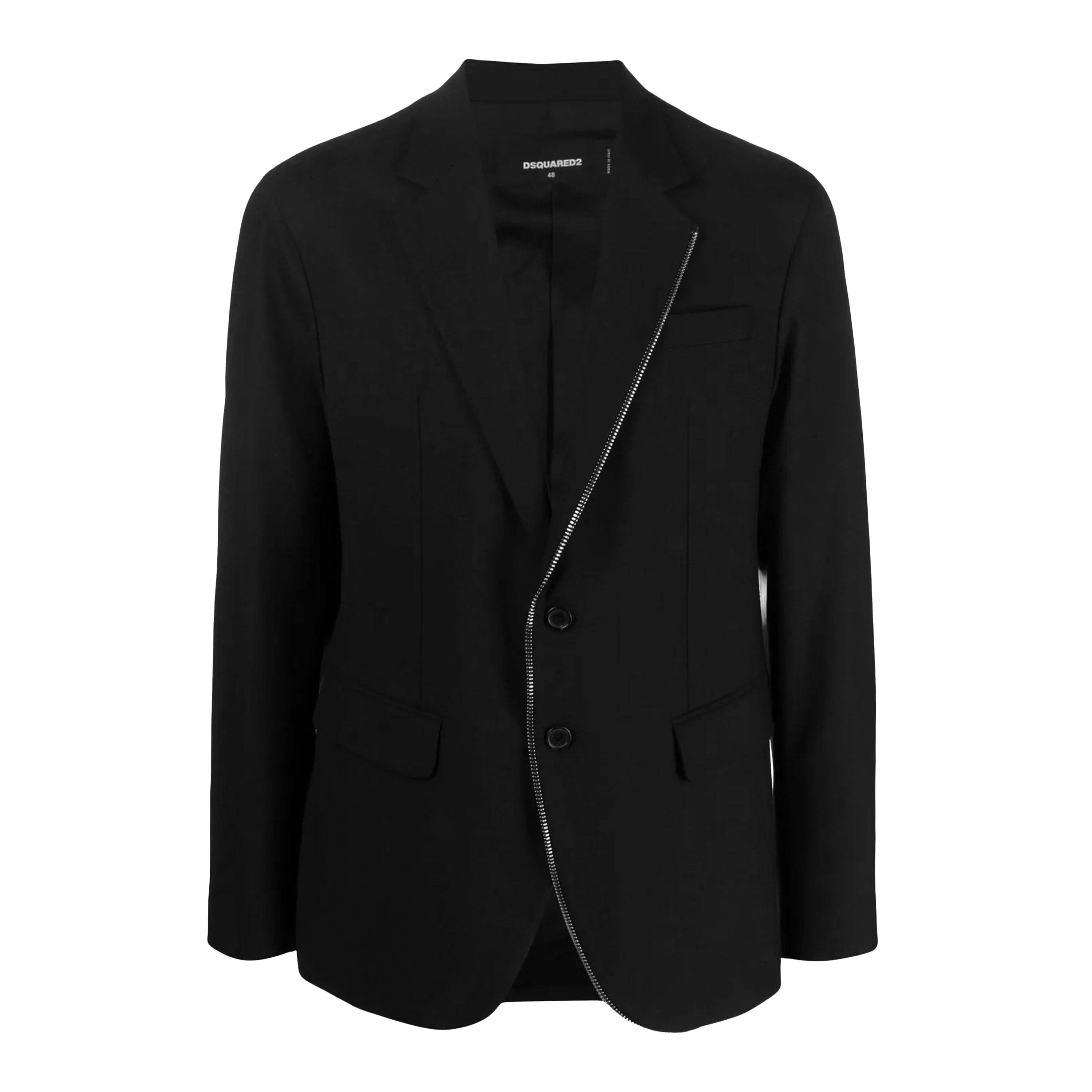 Blazer Negro Dsquared2 Zip
