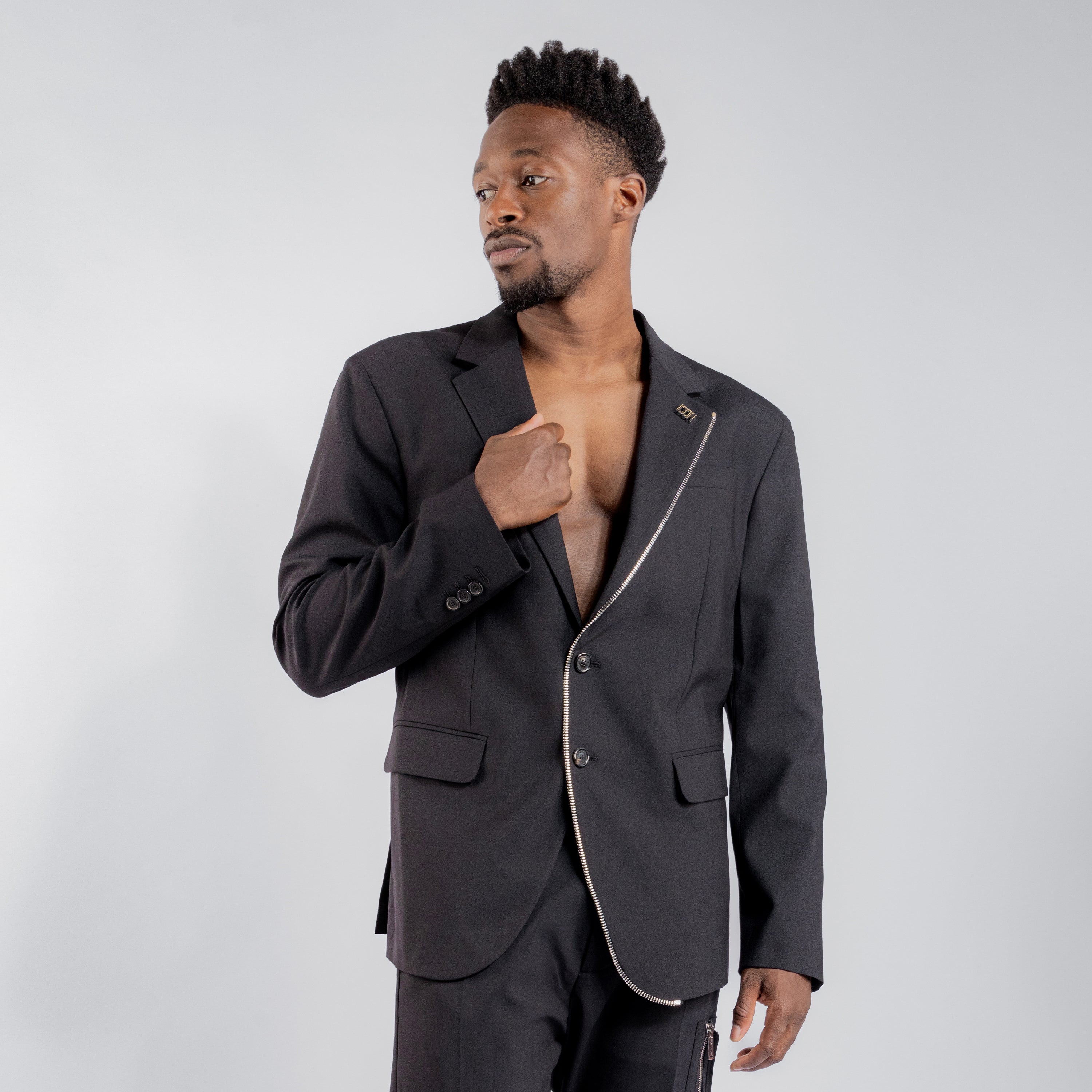 Blazer Negro Dsquared2 Zip