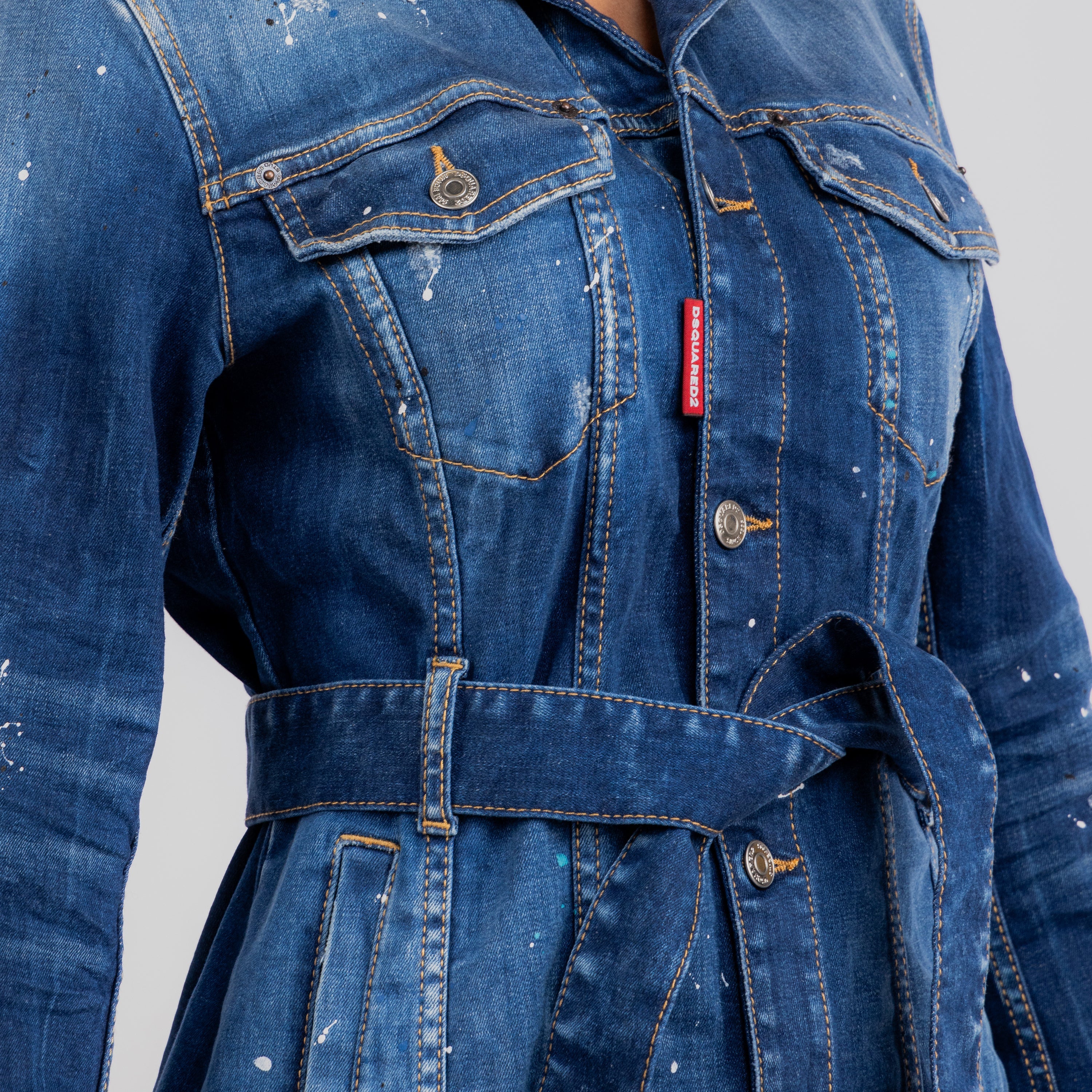 Vestido Denim Dsquared2 Denim