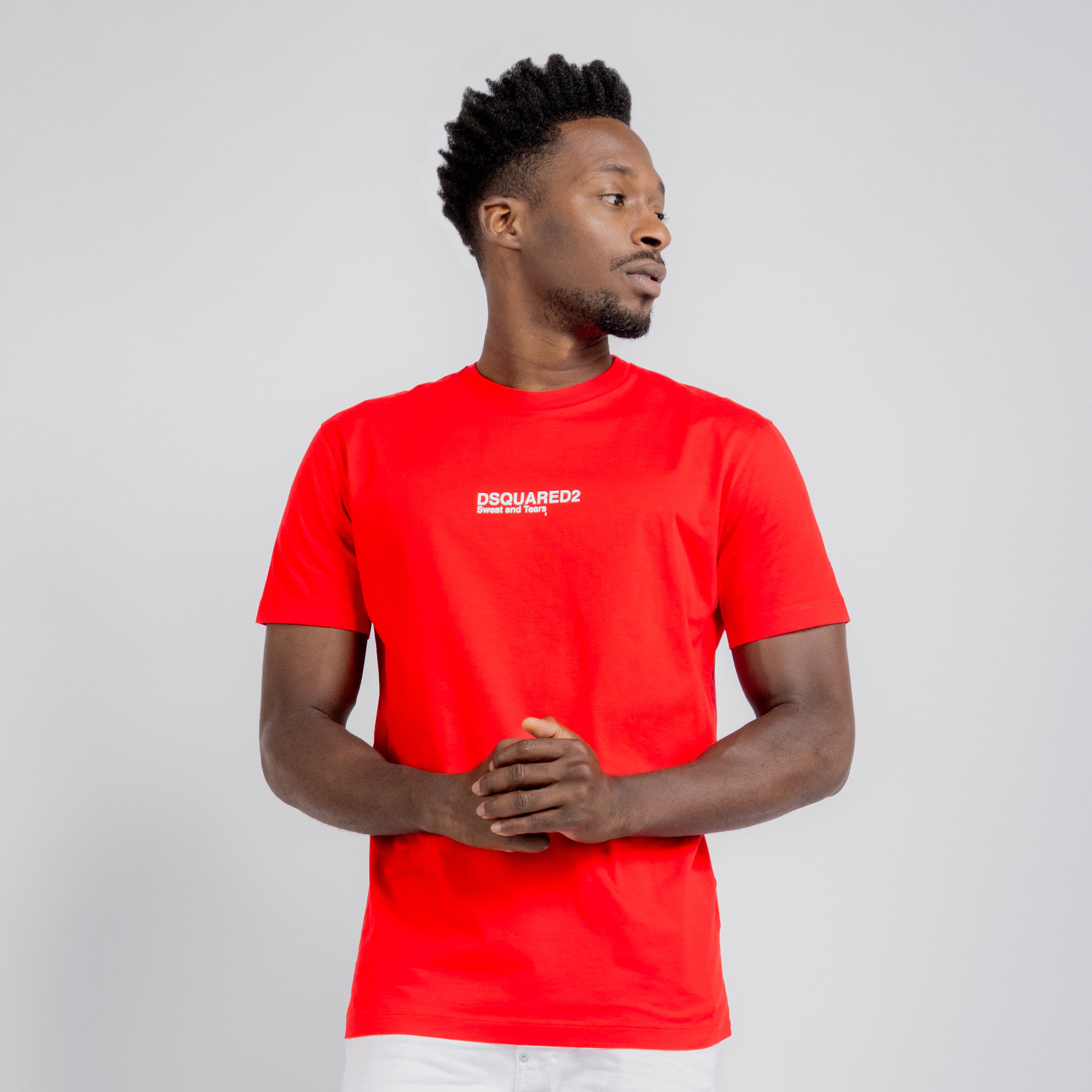 Camiseta Roja Dsquared2 Tears