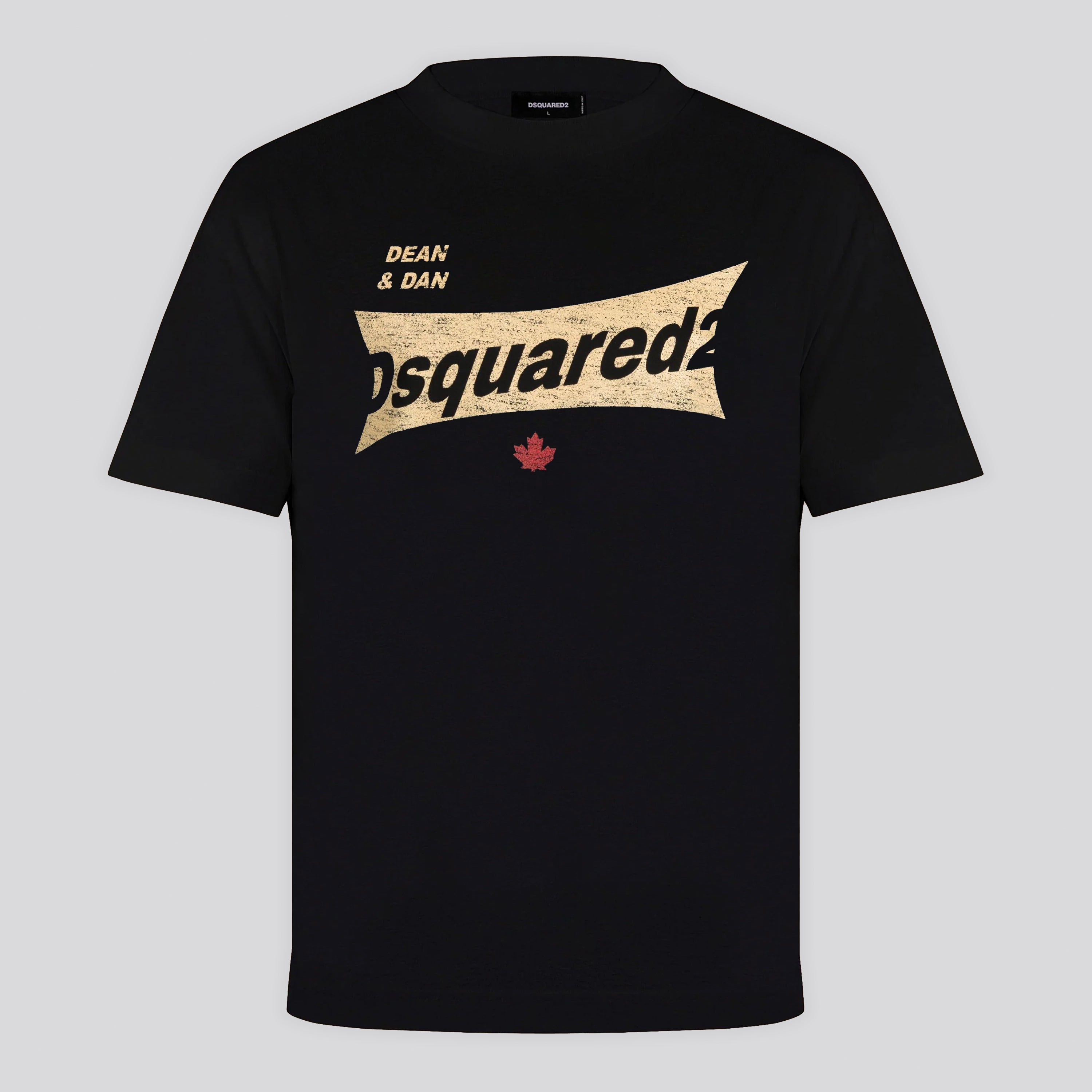 Camiseta Negra Dsquared2 Dean & Dan