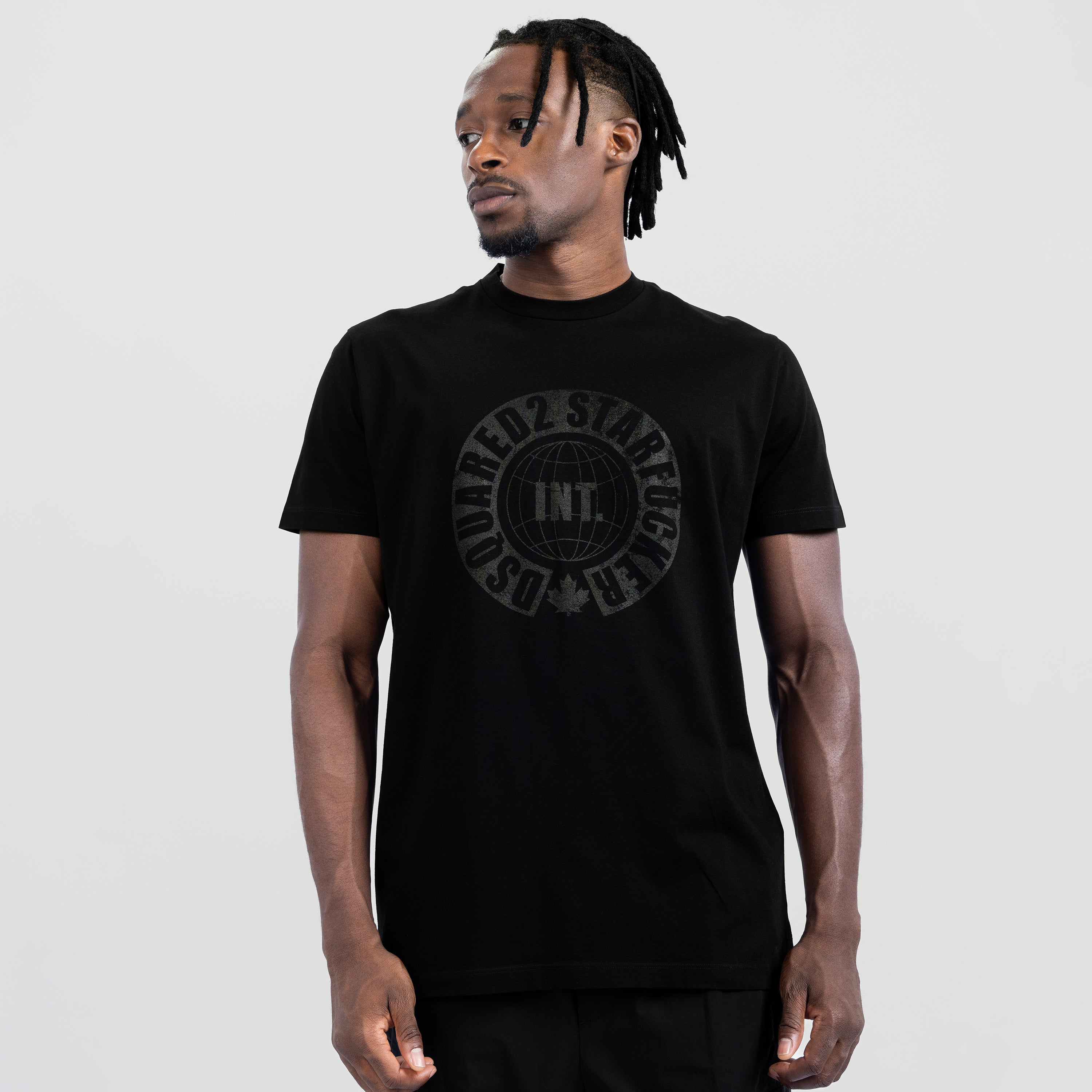 Camiseta Negra Dsquared2 Starfucker