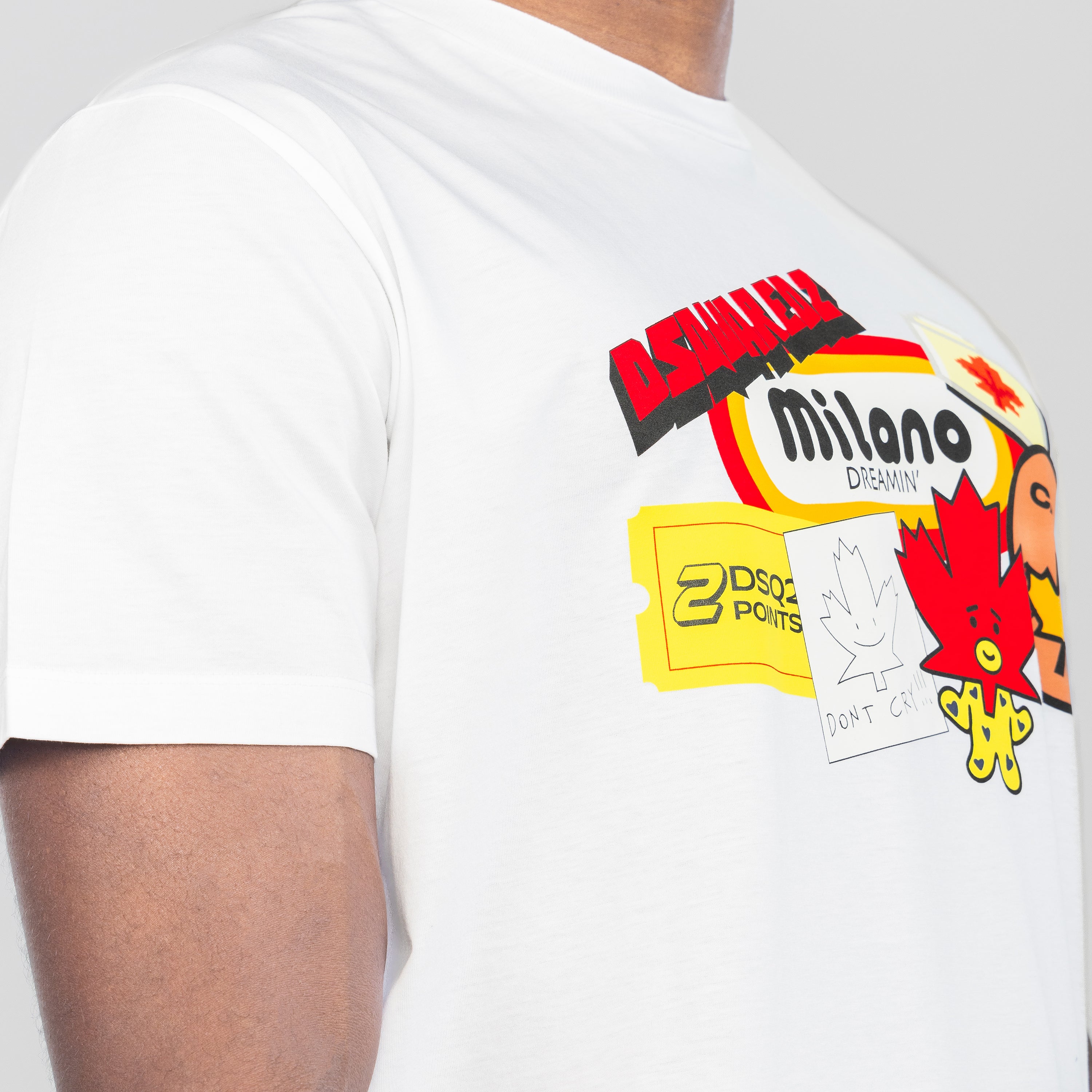 Camiseta Blanca Dsquared2 Milano Dreamin