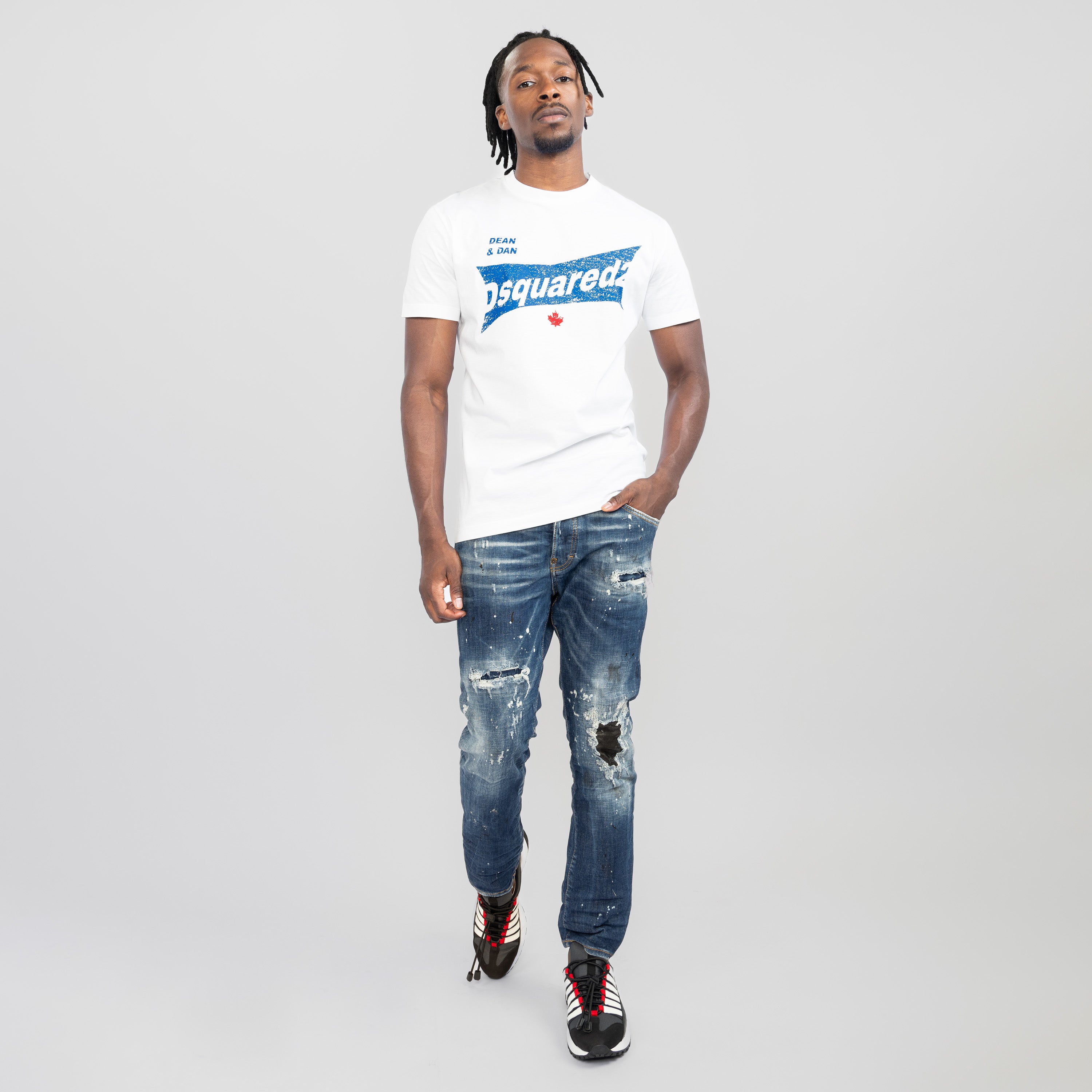 Jeans Denim Dsquared2 Leather Patch