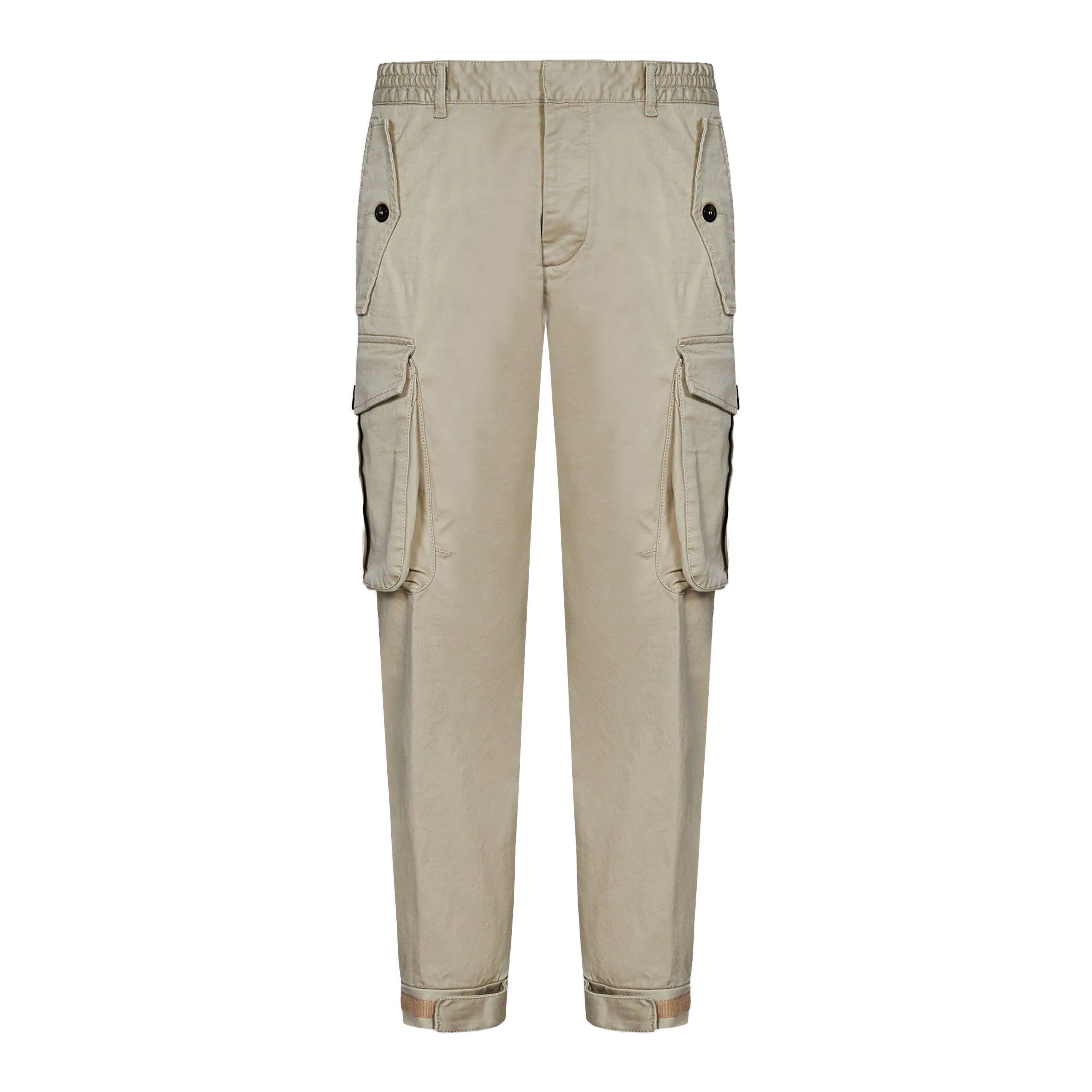 Pantalón Cargo Beige Claro Dsquared2 Pocket
