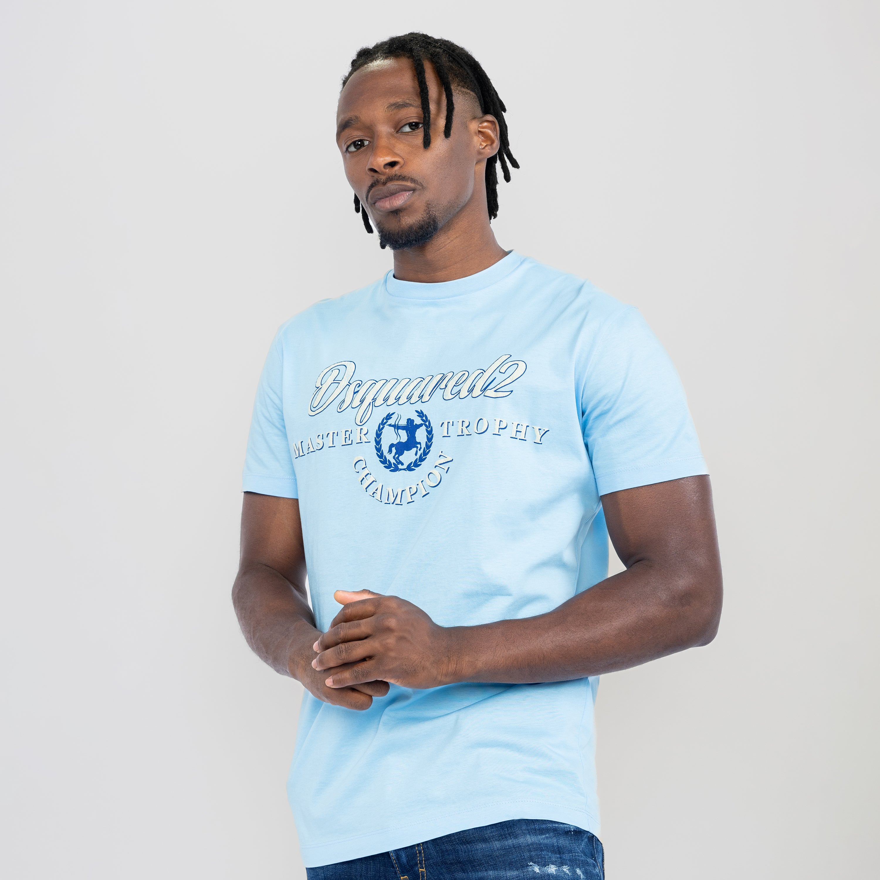 Camiseta Celeste Dsquared2 Master Trophy