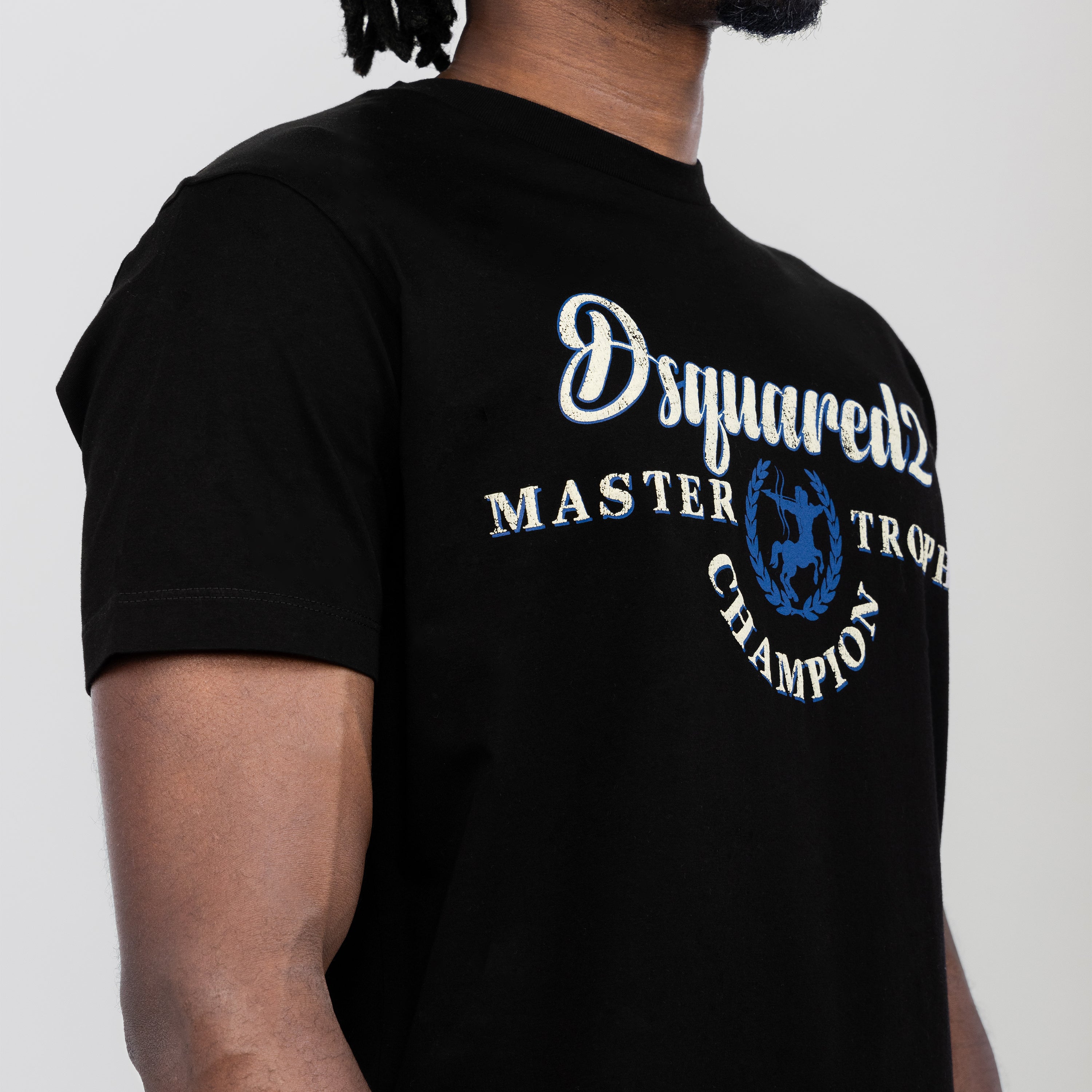 Camiseta Negra Dsquared2 Master Trophy