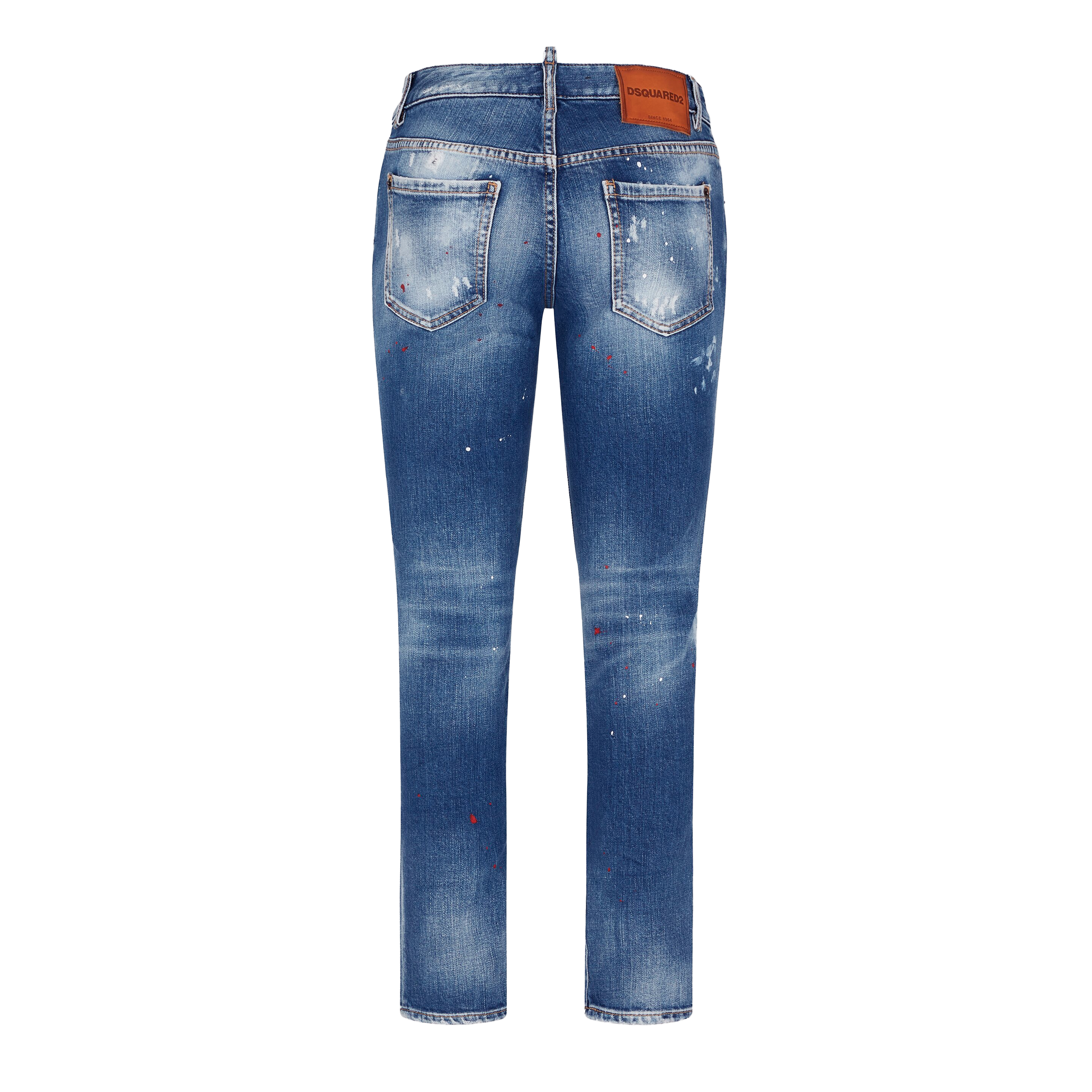 Jeans Denim Dsquared2 Jennifer Red Paint