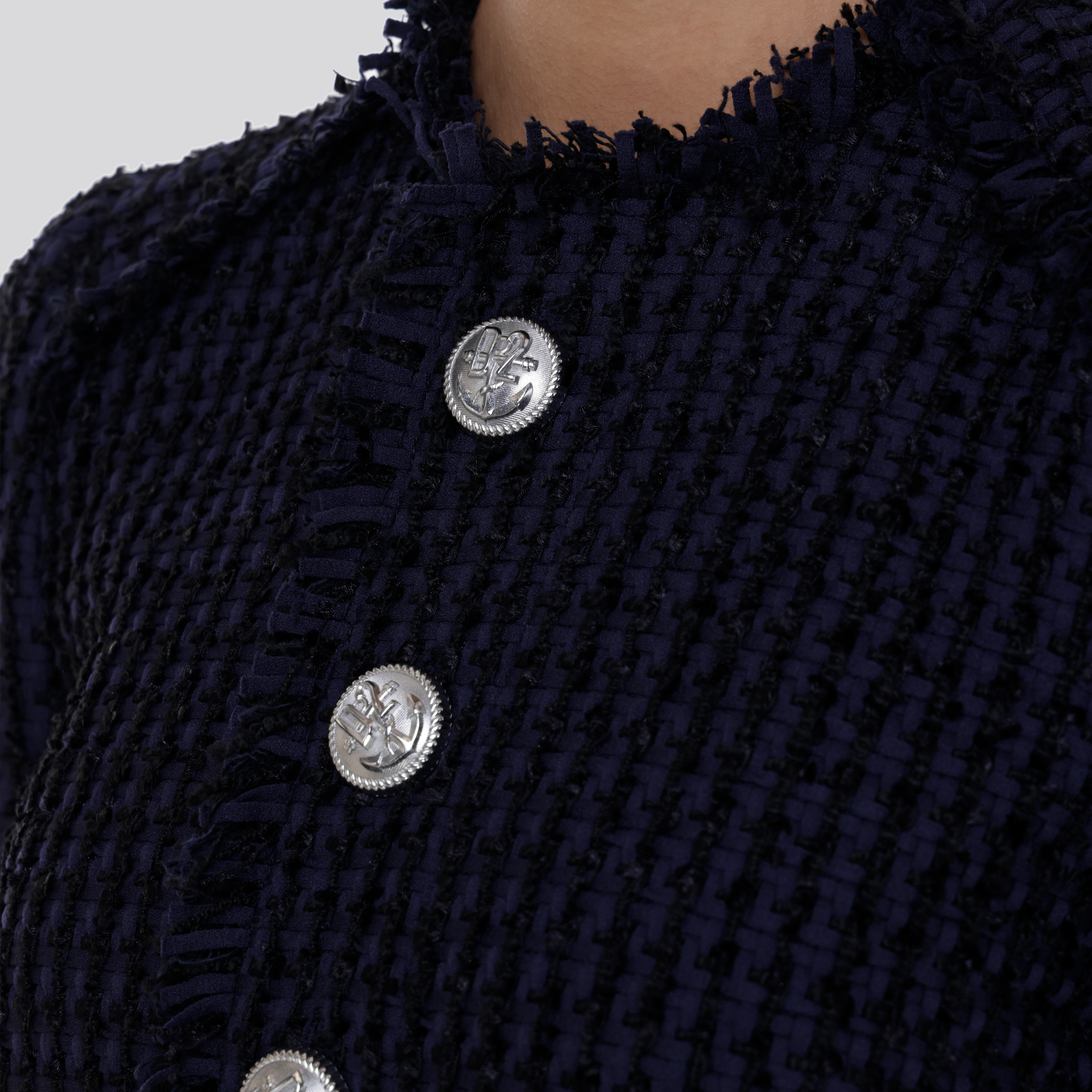 Chaqueta Azul Dsquared2 Bouclé Lower Manhattan
